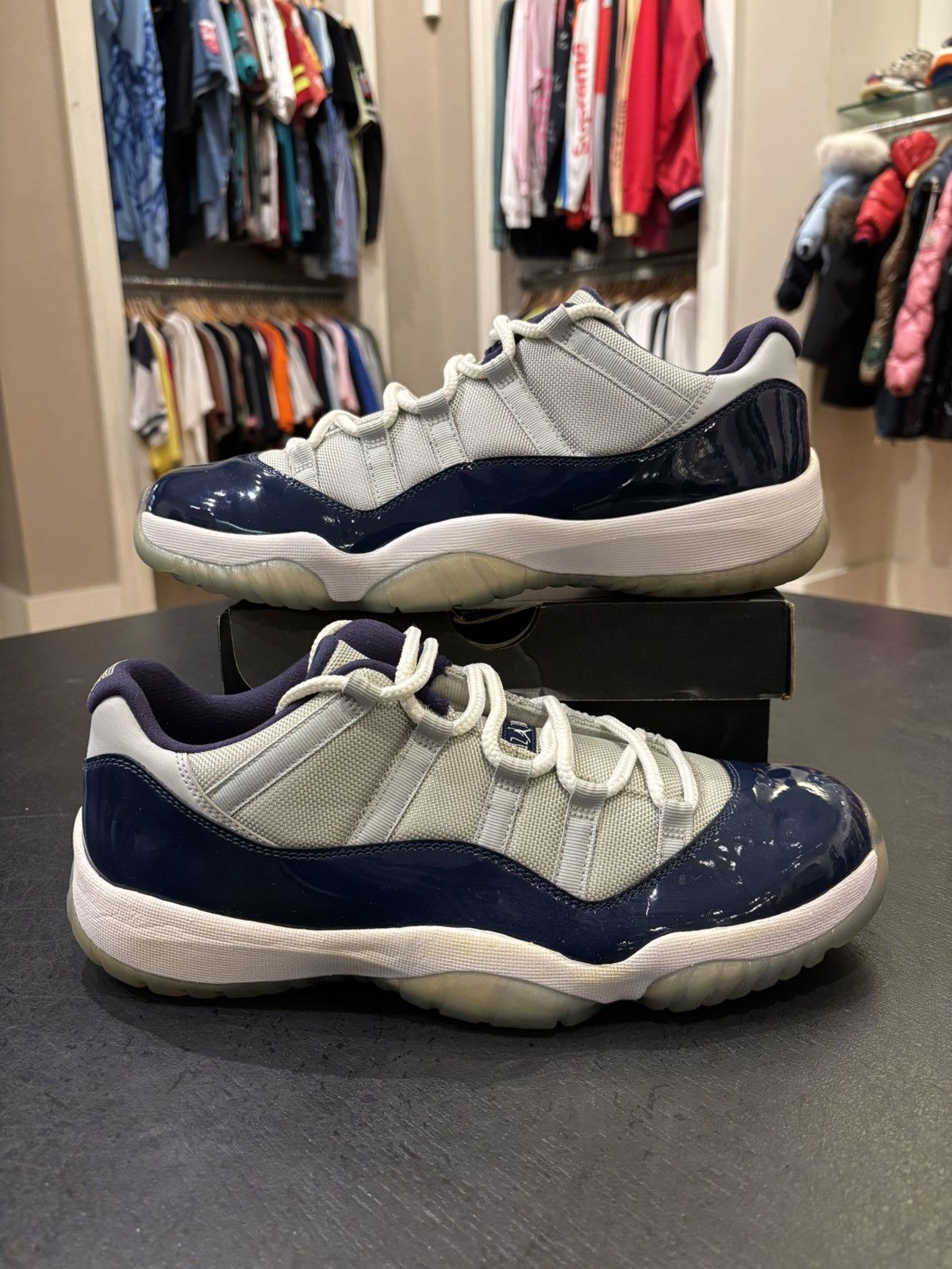 Jordan Brand Jordan 11 Retro Low ‘Georgetown’ Size US 11.5 / EU 44-45 - 1 Thumbnail