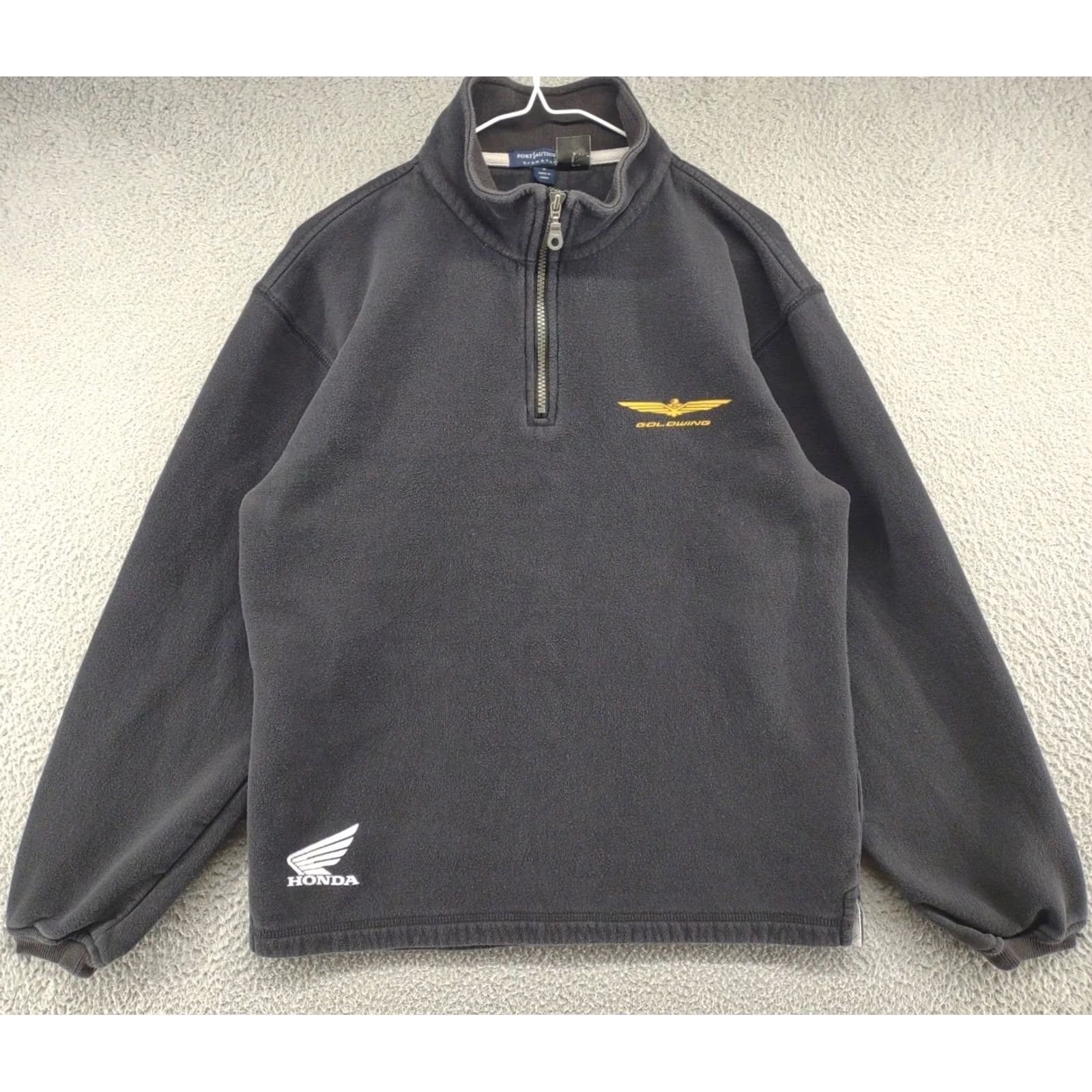 Port Authority Honda Gold Wing Double Sided 1/4 Zip Pullover Sweater Sweatshirt Men SZ Small Multicolor Size US S / EU 44-46 / 1 - 2 Thumbnail