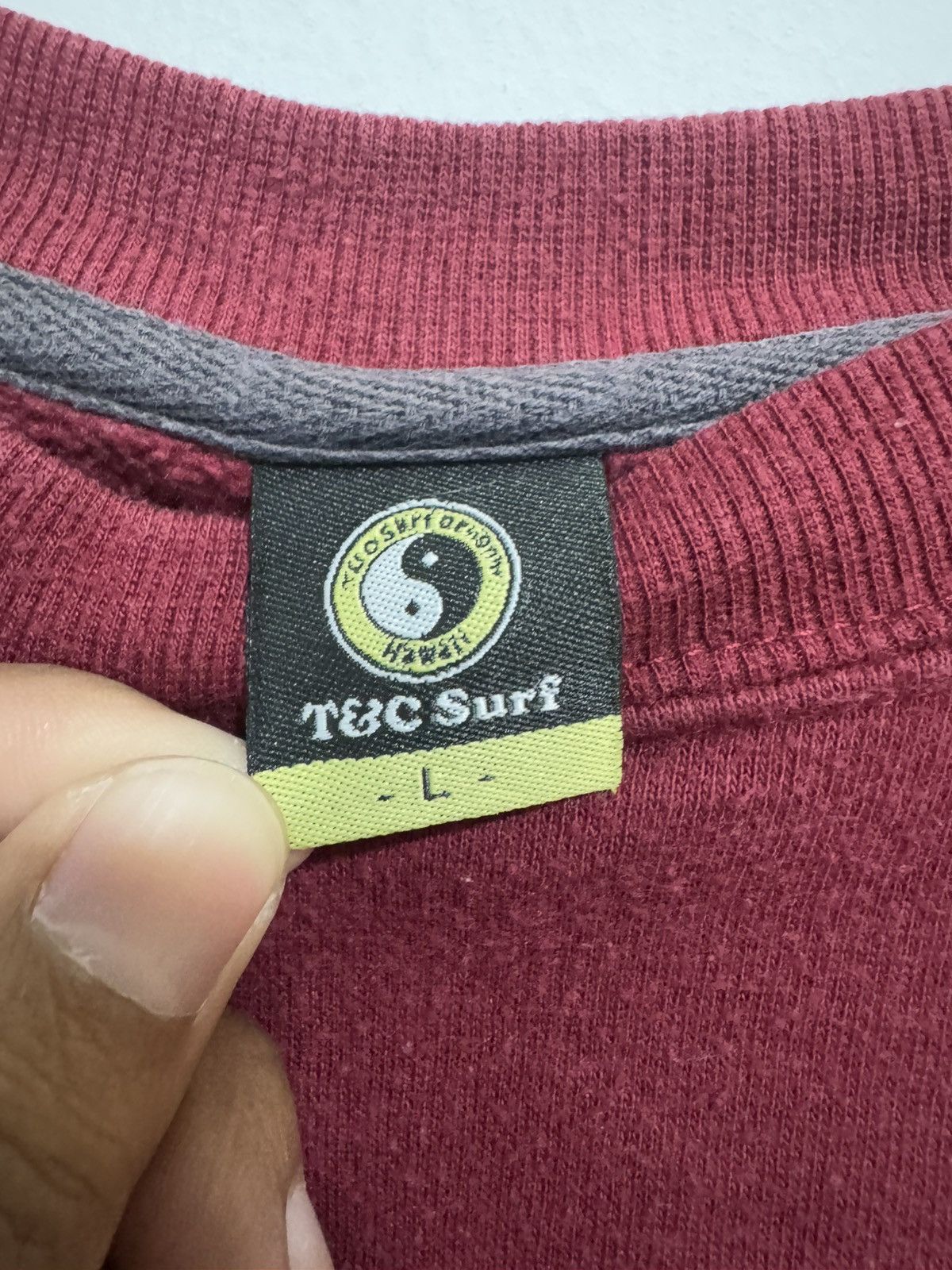 Japanese Brand × Vintage Vintage T&C Surf Big Logo Sweatshirt Size US L / EU 52-54 / 3 - 7 Thumbnail