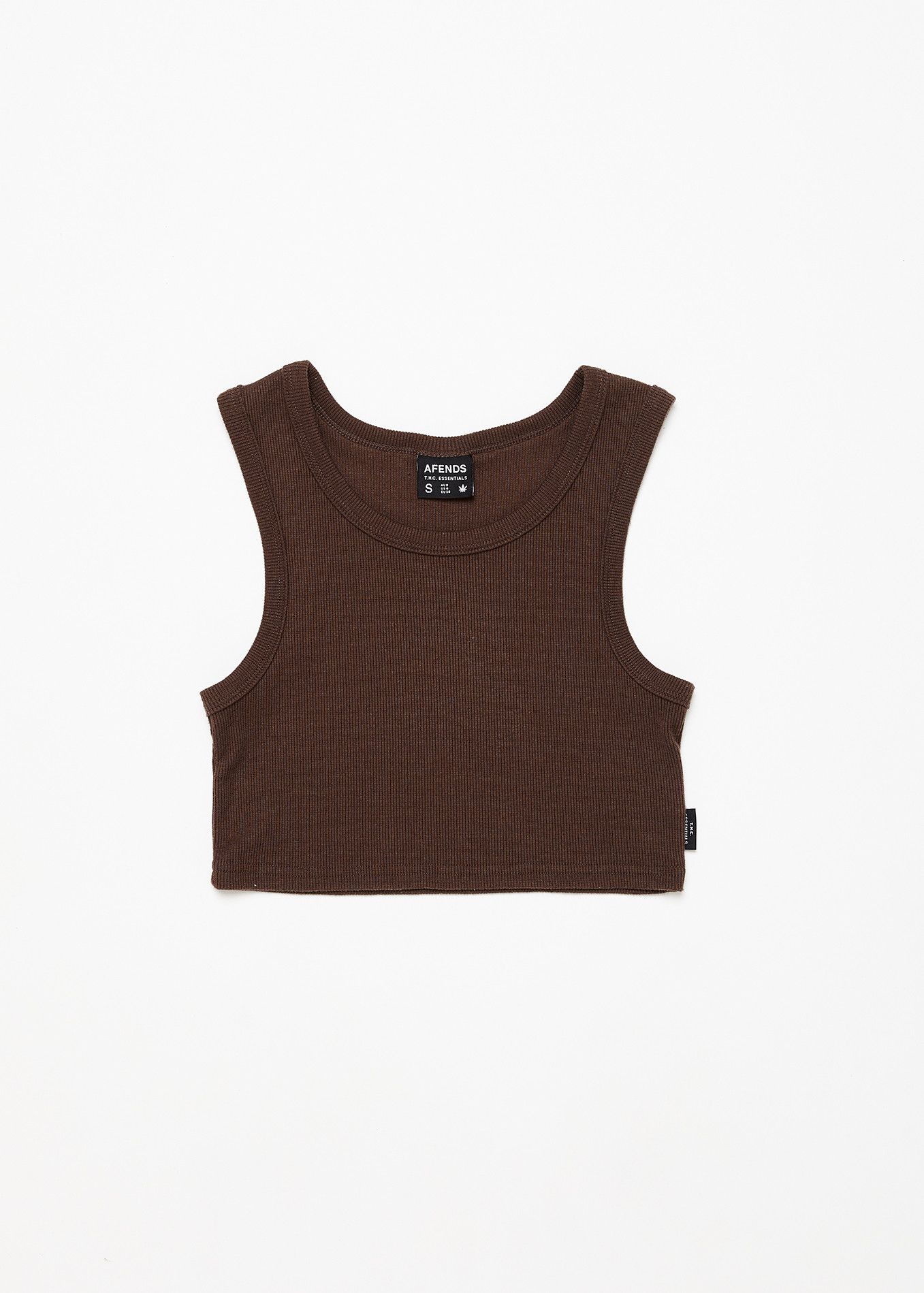 Afends BNWT Afends - Chloe - Hemp Ribbed Cropped Tank Top - Medium Size M / US 6-8 / IT 42-44 - 1 Thumbnail