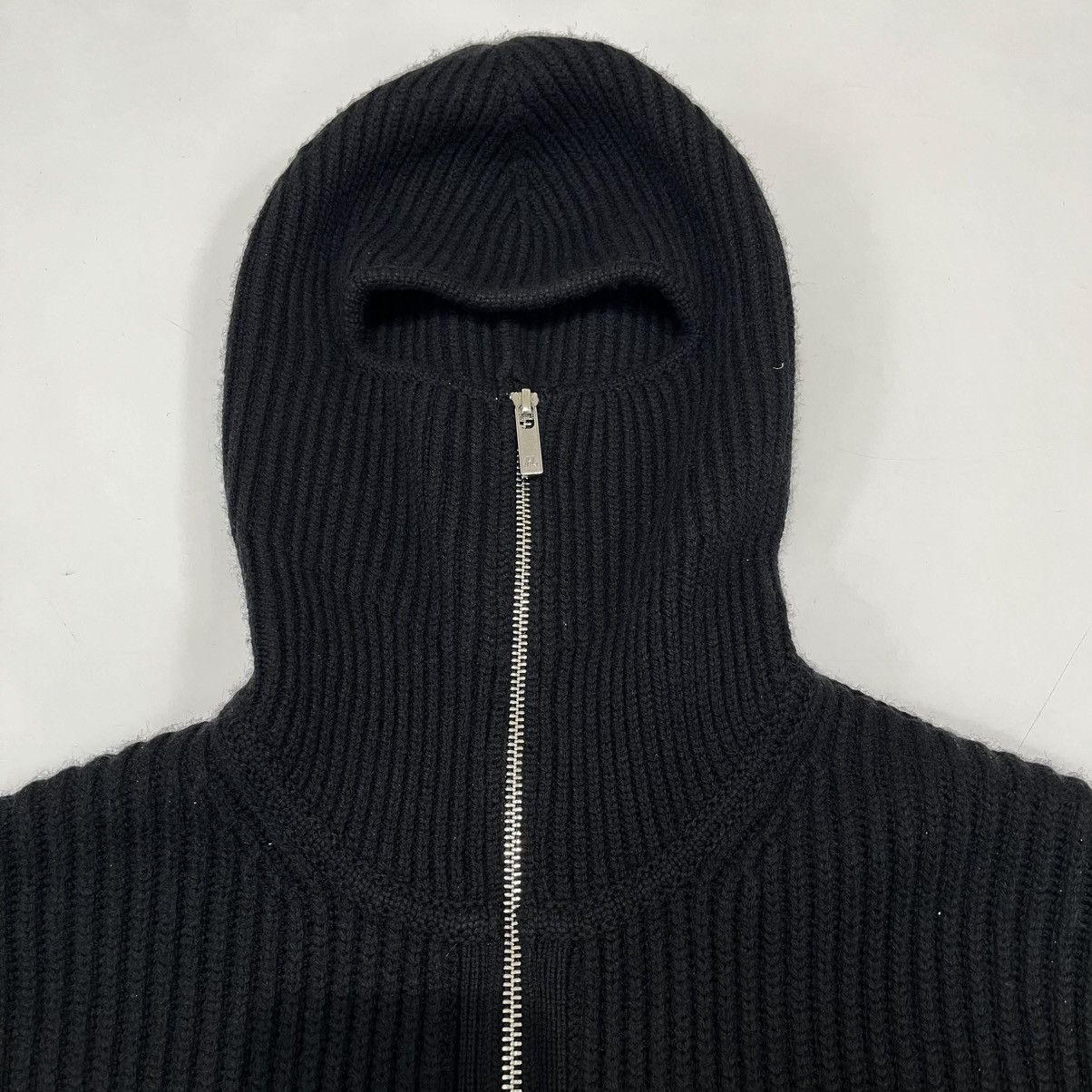 Helmut Lang Helmut Lang Balaclava Hoodie Black Size US S / EU 44-46 / 1 - 3 Thumbnail
