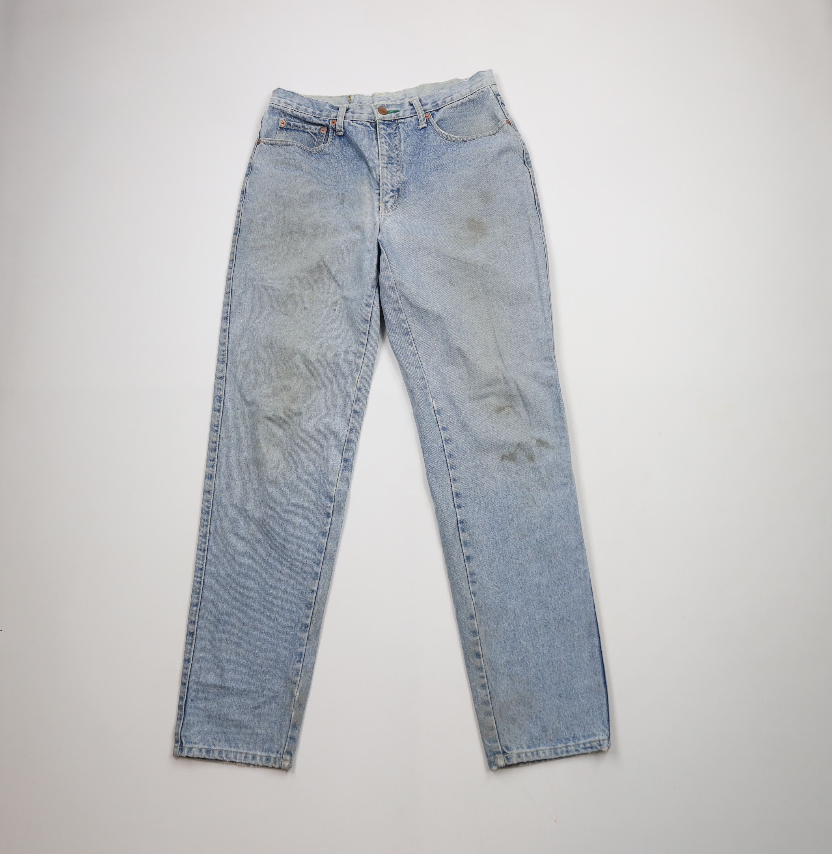 Vintage Vintage 90s Streetwear Relaxed Tapered Leg Denim Jeans Blue Size US 32 / EU 48 - 1 Thumbnail
