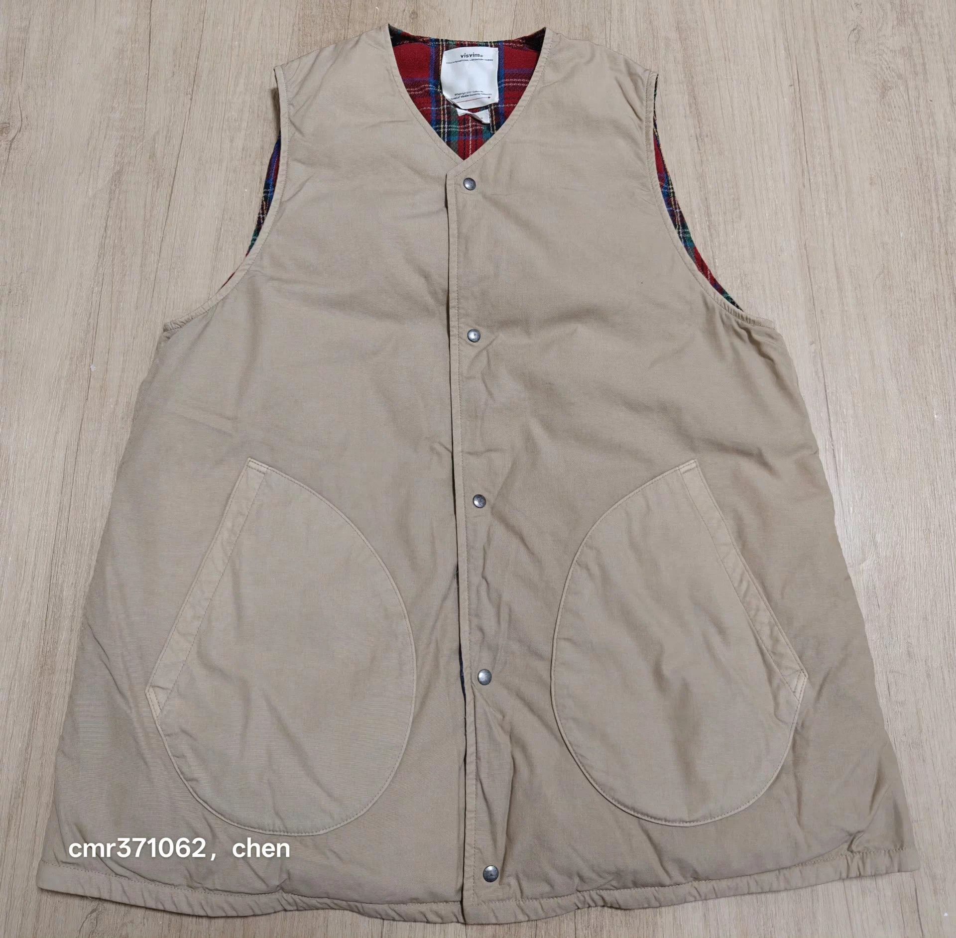 Visvim 21SS Kora Down Vest Beige Size 1
