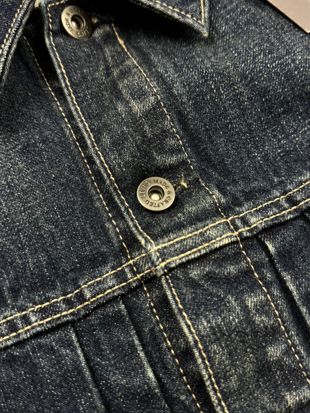 Levi's Made & Crafted NWT Levi’s Made & Crafted Tucked Type 2 Trucker Denim Jacket Size M / US 6-8 / IT 42-44 - 13 Thumbnail