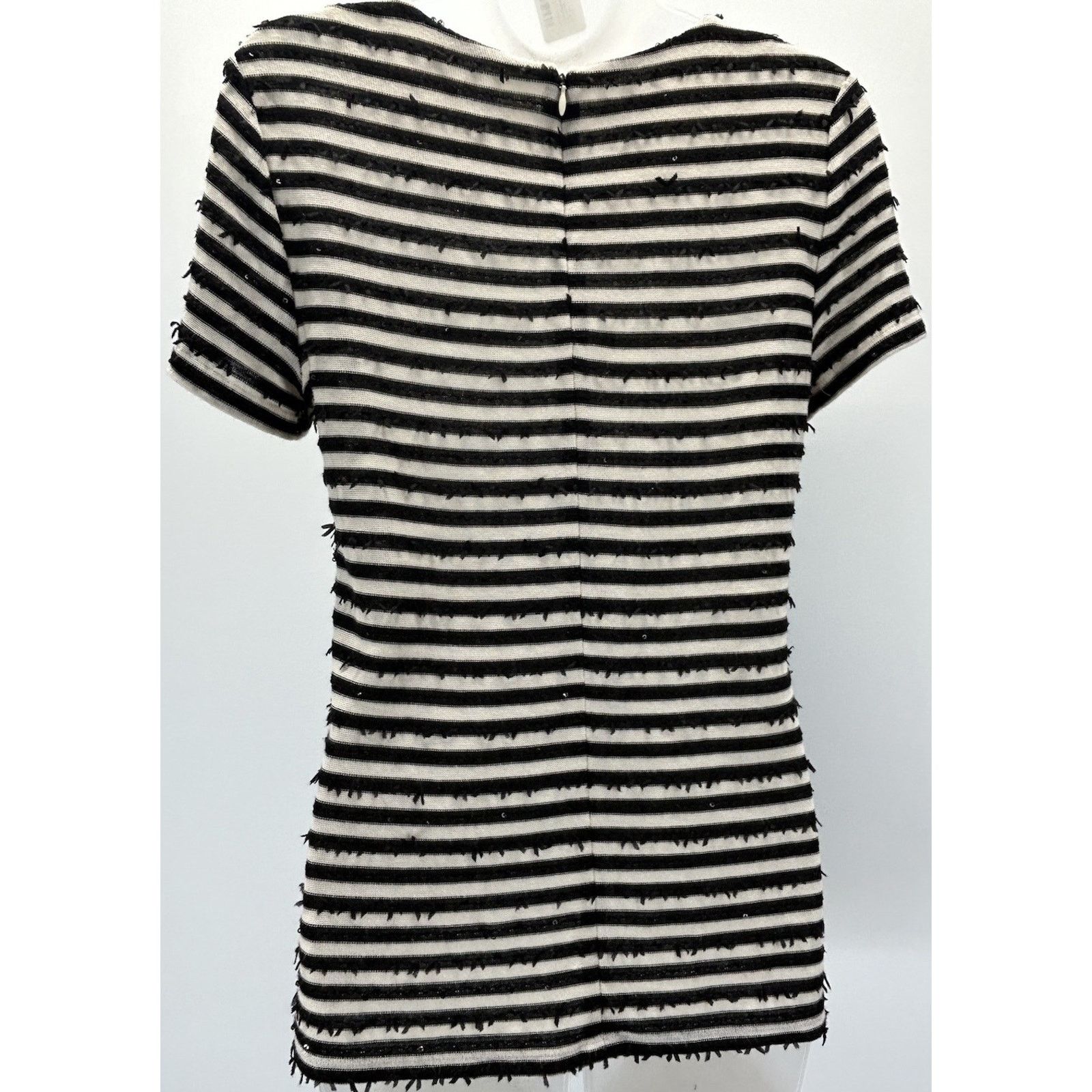 Other Talbots Womens Black White Striped Shirt Sz S Short Sleeve Size S / US 4 / IT 40 - 6 Thumbnail