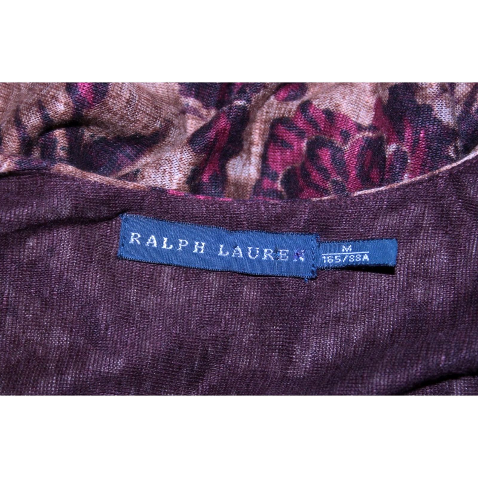 Ralph Lauren Ralph Lauren womens Dress 100% Linen Midi A-Line Multicoloured M Size M / US 6-8 / IT 42-44 - 7 Thumbnail