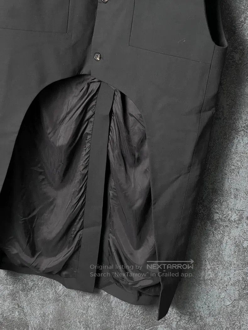 Rick Owens Rick Owens Black Asymmetrical Vest Jacket. Size US M / EU 48-50 / 2 - 4 Thumbnail