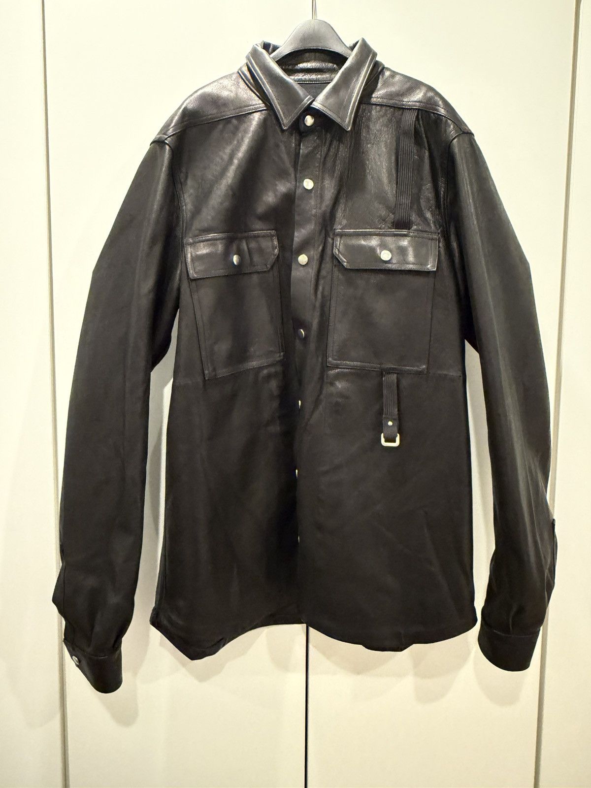 Rick Owens Rick owens leather jacket Size US L / EU 52-54 / 3 - 1 Thumbnail