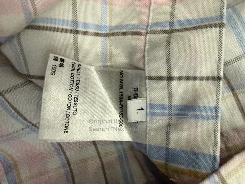 Thom Browne Thom Browne Pink shirt with single button Size US S / EU 44-46 / 1 - 7 Thumbnail