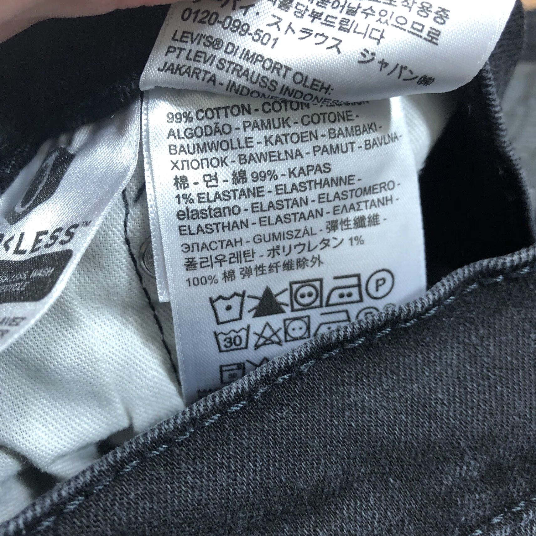 Levi's Levi's 541 Athletic Taper Jeans Denim Black 34x34 Men Regular 5-Pocket Belt Loops Zip Fly Leather Logo Size US 34 / EU 50 - 7 Thumbnail