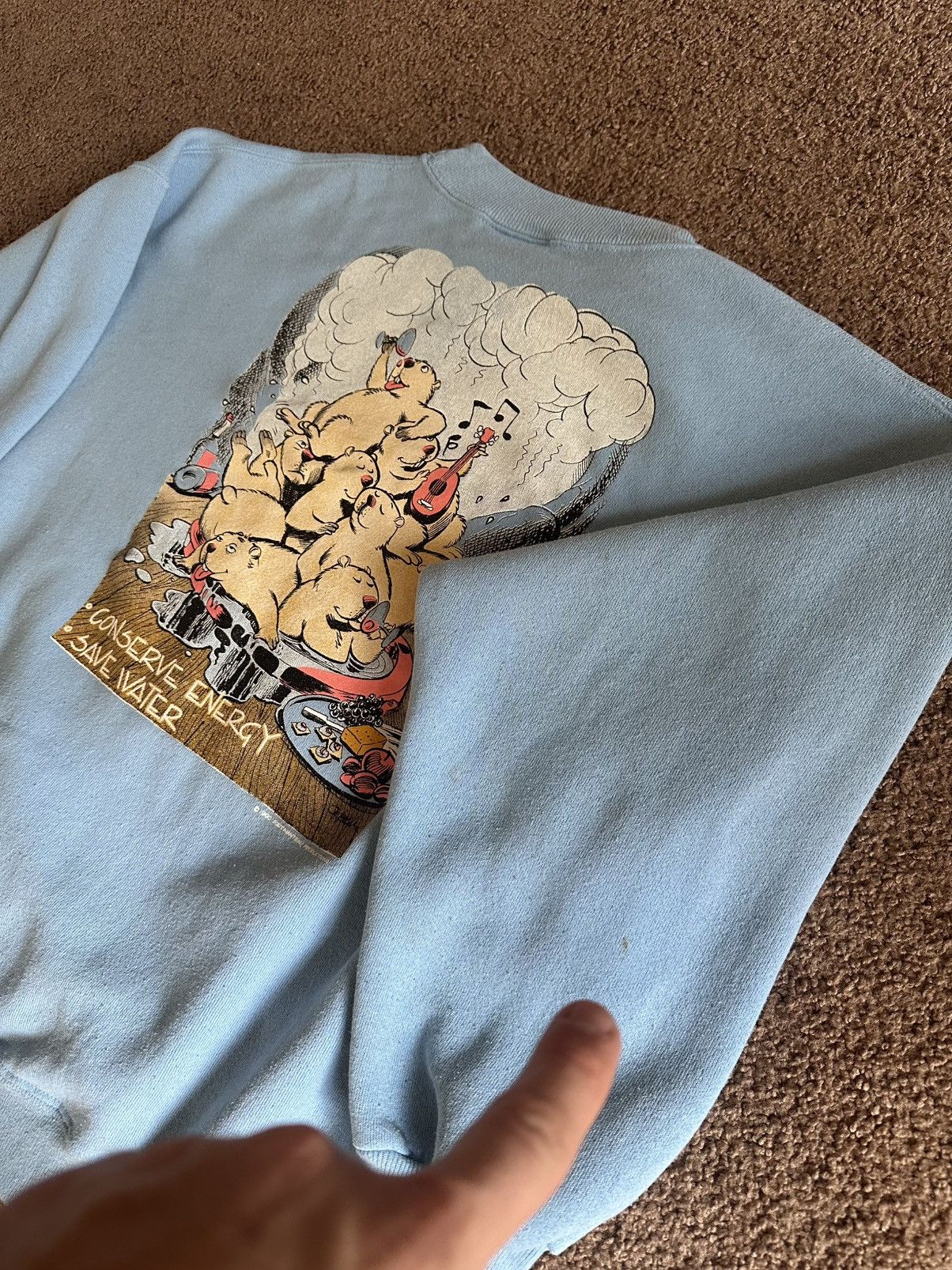 Vintage Recycle Crewneck Size US XL / EU 56 / 4 - 5 Thumbnail