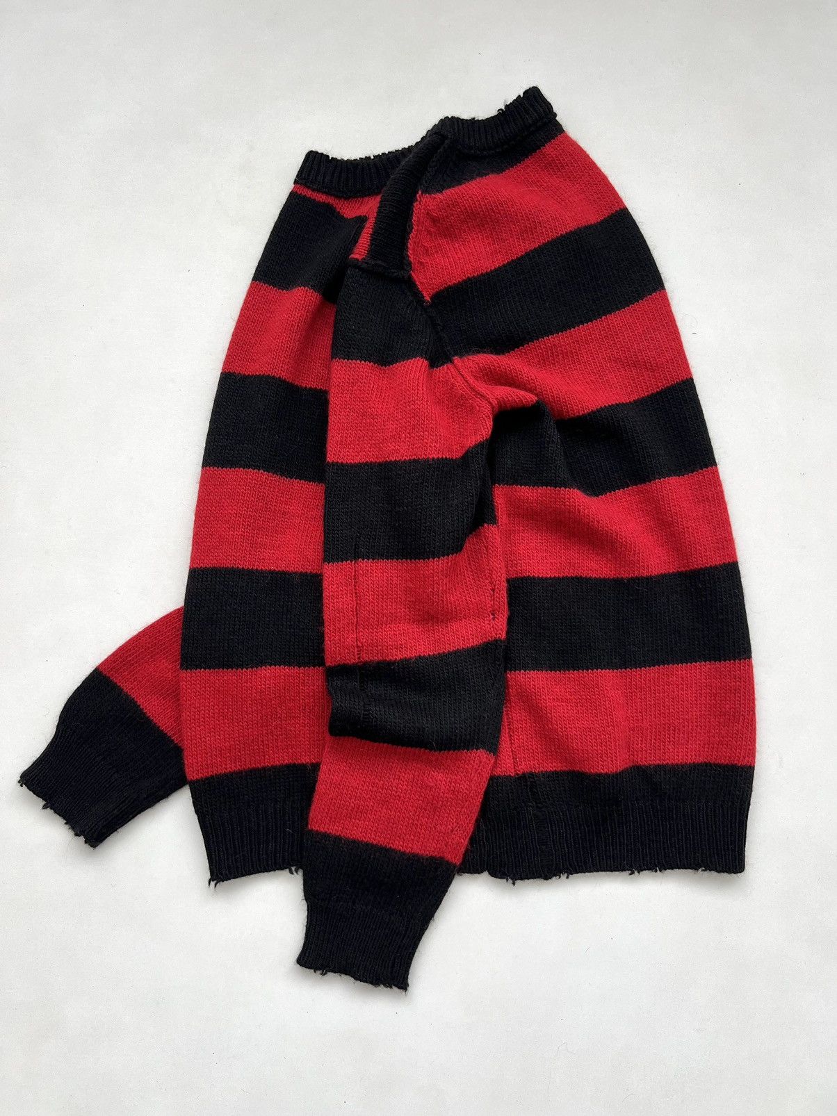 Zadig & Voltaire Zadig&Voltaire Bensti Striped Distressed Kurt Cobain Sweater Size US M / EU 48-50 / 2 - 7 Thumbnail