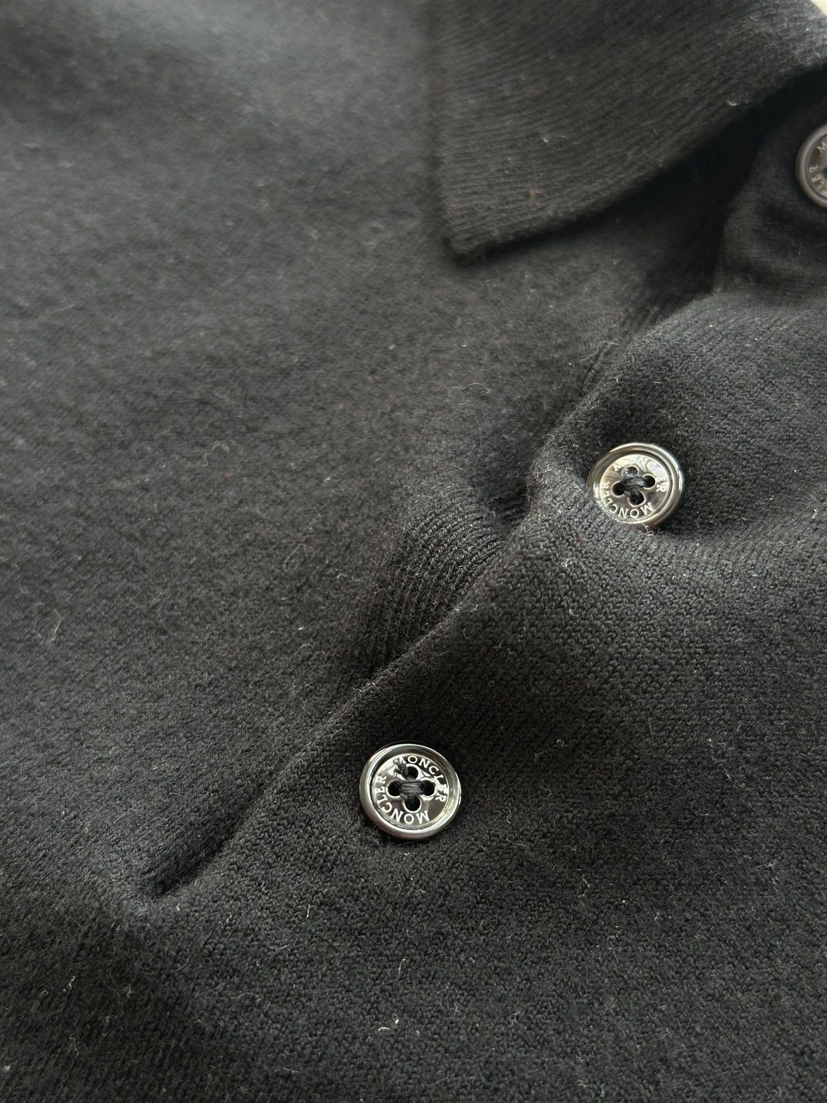 Moncler Original Moncler Men Wool Black Polo Shirt size S Size US S / EU 44-46 / 1 - 5 Thumbnail