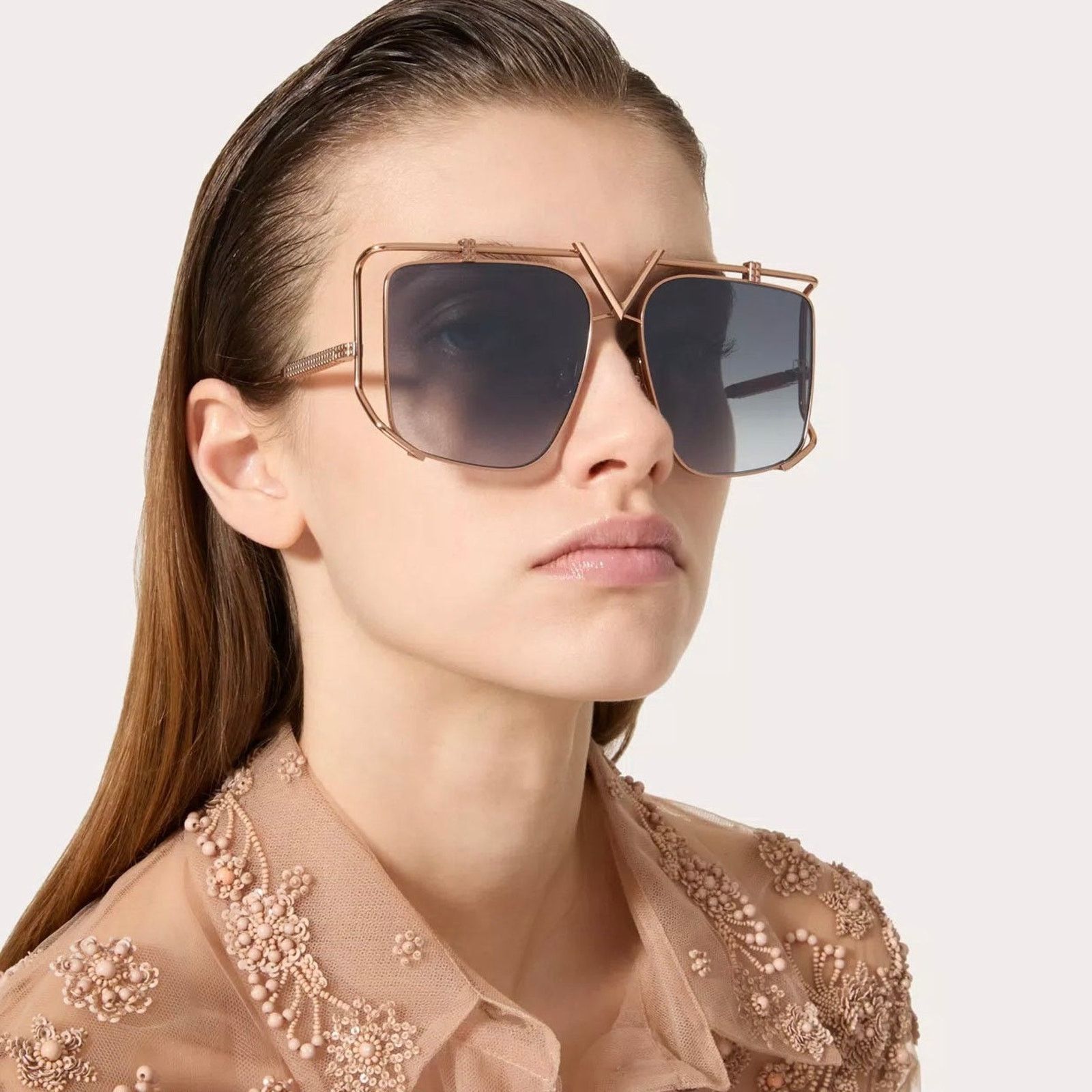 Valentino New! VALENTINO Sunglasses V-LIGHT VLS-116A, Authentic Size ONE SIZE - 1 Thumbnail