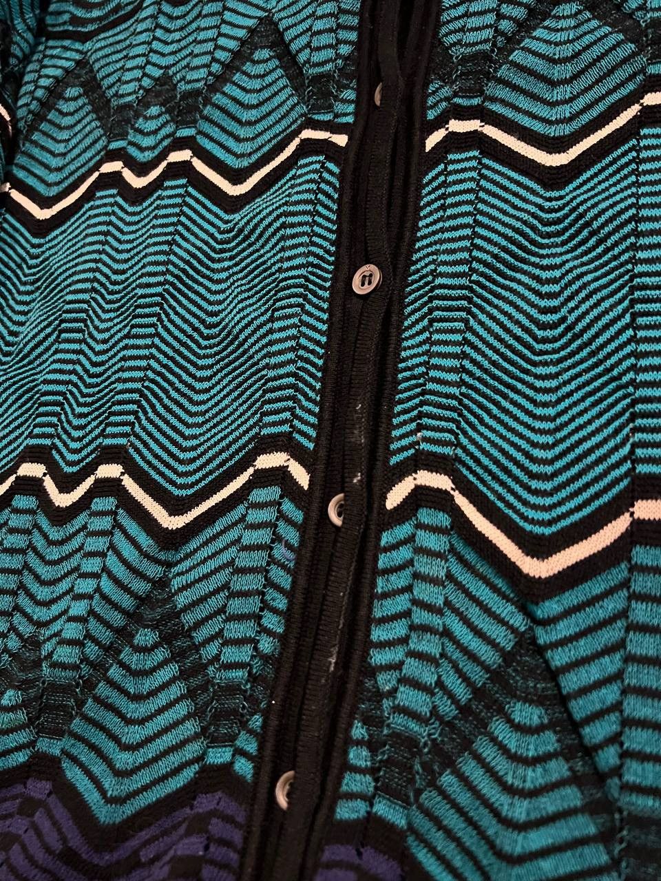 Missoni MISSONI WOMEN ABSTRACT CLASSIC BUTTON CARDIGAN RARE SIZE 44 Size M / US 6-8 / IT 42-44 - 11 Thumbnail
