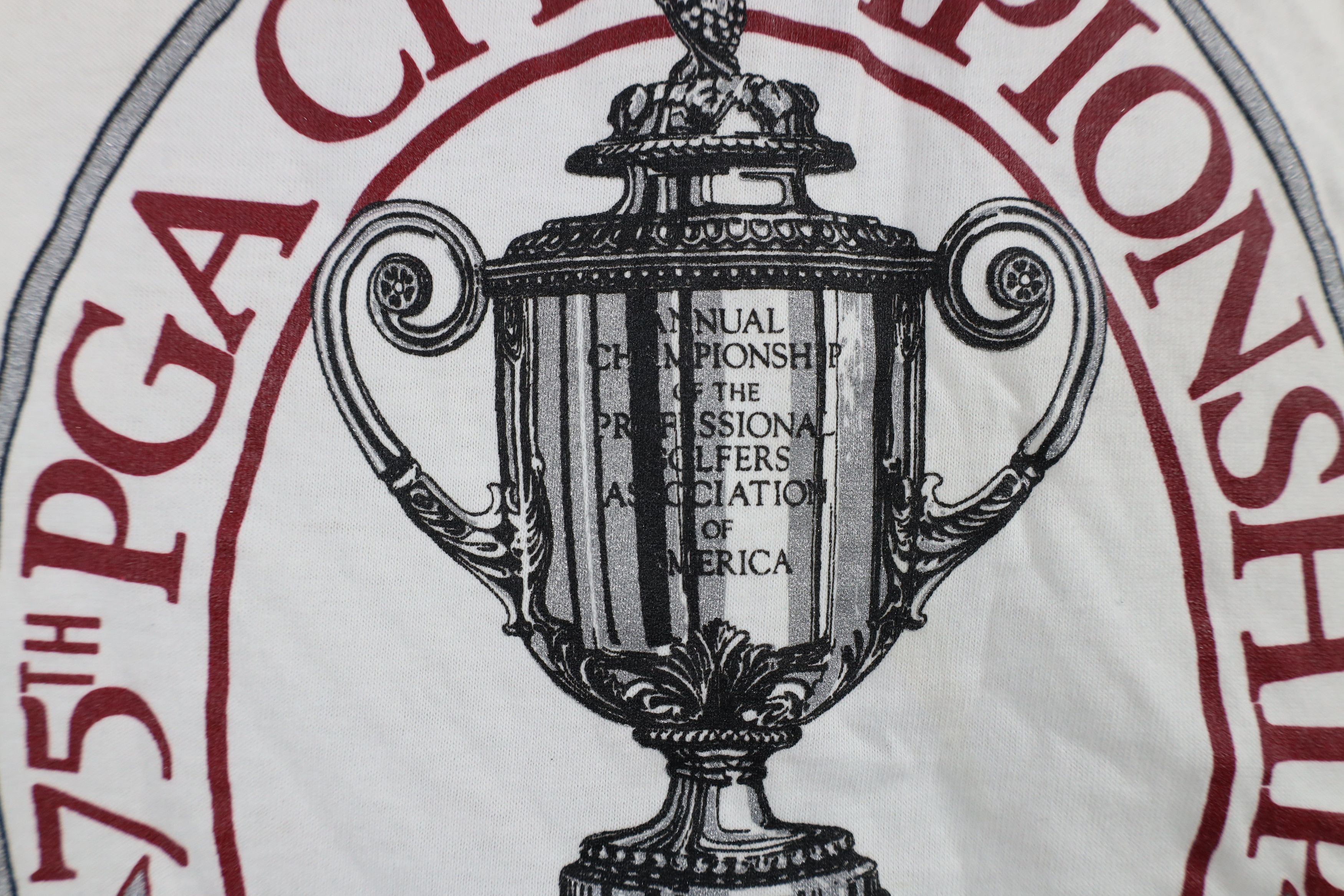 Vintage Vintage 90s 75th PGA Championship Inverness Club T-Shirt USA Size US M / EU 48-50 / 2 - 5 Thumbnail