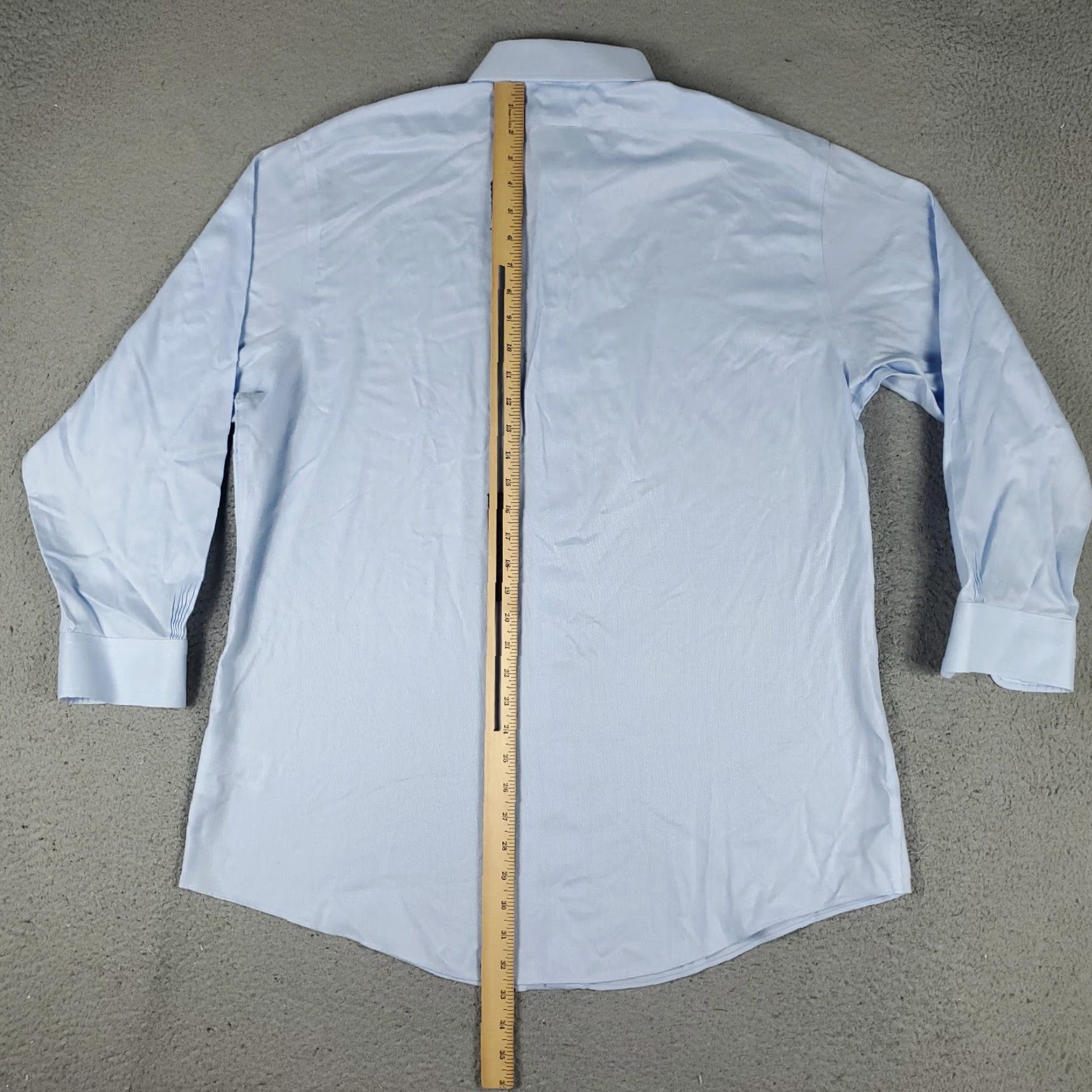 Brooks Brothers VINTAGE Brooks Brothers Dress Shirt Men 17 Blue Long Sleeve Business Casual Formal Workwear Size 46R - 7 Thumbnail