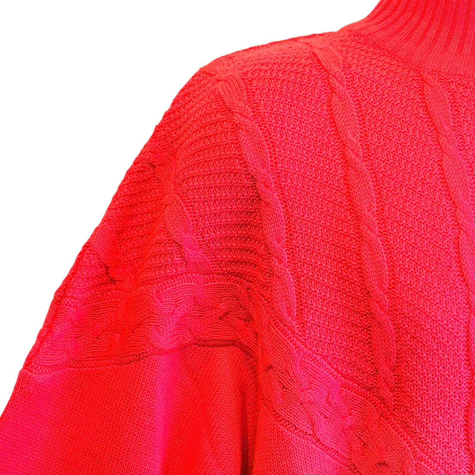 Vintage VINTAGE 80s OSSI Skiwear Neon Pink Ski Sweater Size Large Size L / US 10 / IT 46 - 2 Thumbnail