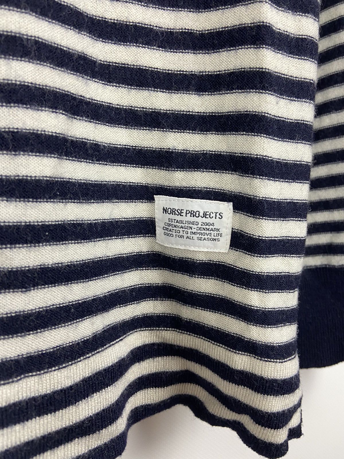 Norse Projects NORSE PROJECTS SAILOR STRIPE KNIT SWEATERS MENS SZ M Size US M / EU 48-50 / 2 - 8 Thumbnail