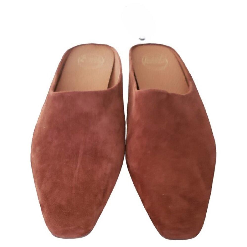 Designer SH102 Andre Assous Norma Suede Brown Featherweight Flat 9.5 Size US 9.5 / IT 39.5 - 1 Thumbnail