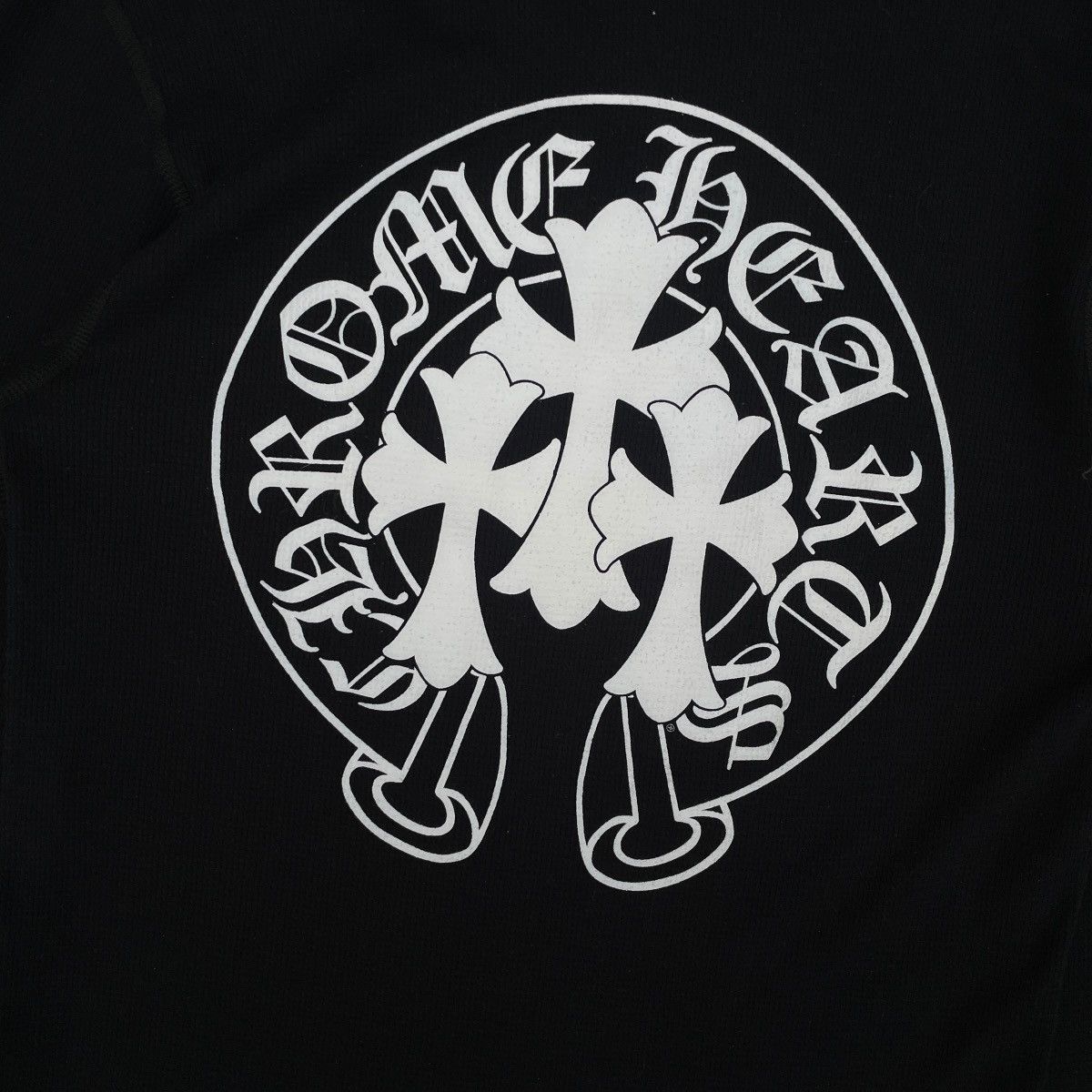 Chrome Hearts RARE Chrome Hearts 2010s Triple Cemetery Cross Thermal L/S Size US S / EU 44-46 / 1 - 11 Thumbnail