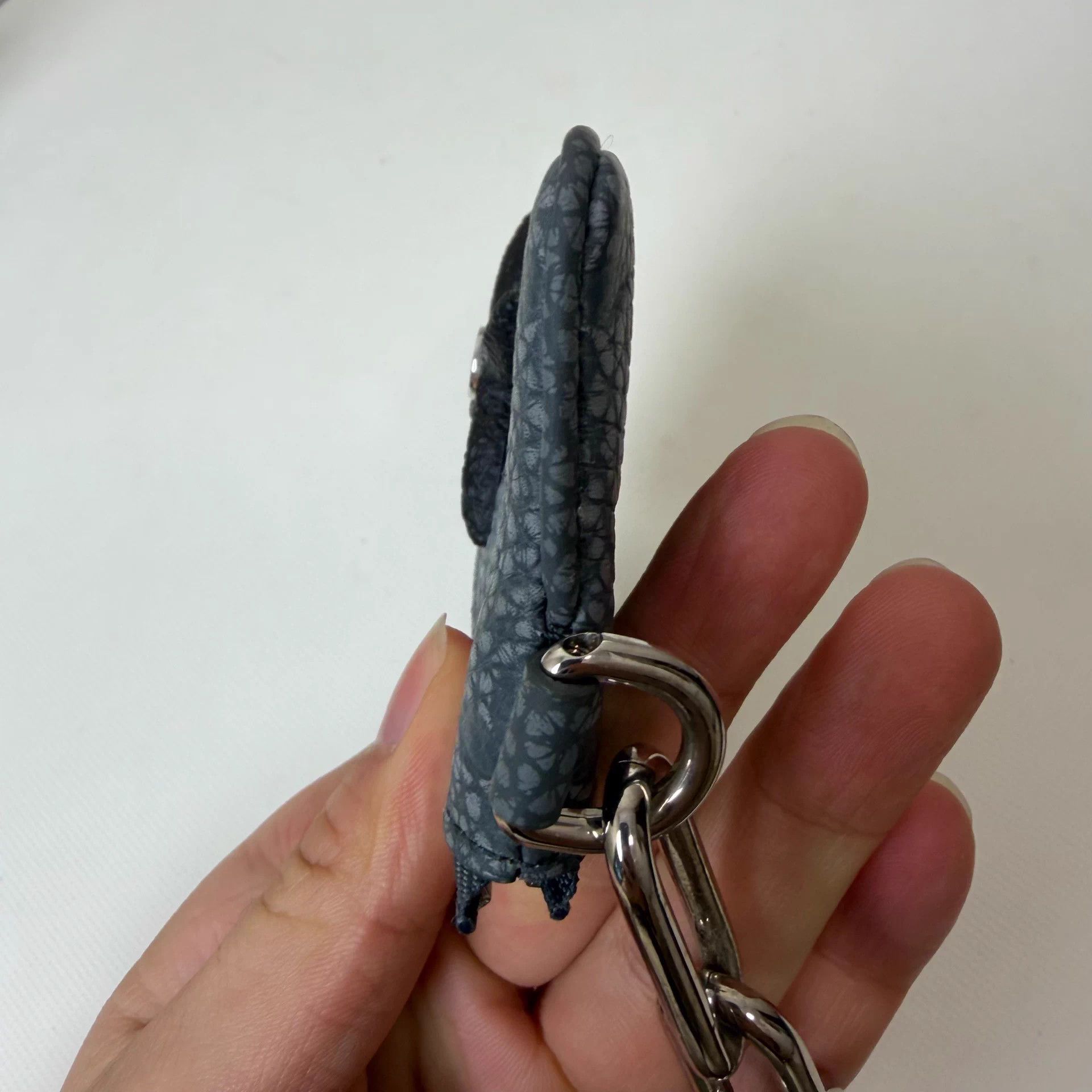 Louis Vuitton LV Slate Blue Leather Monogram Zipper Coin Purse Men's Size ONE SIZE - 8 Thumbnail