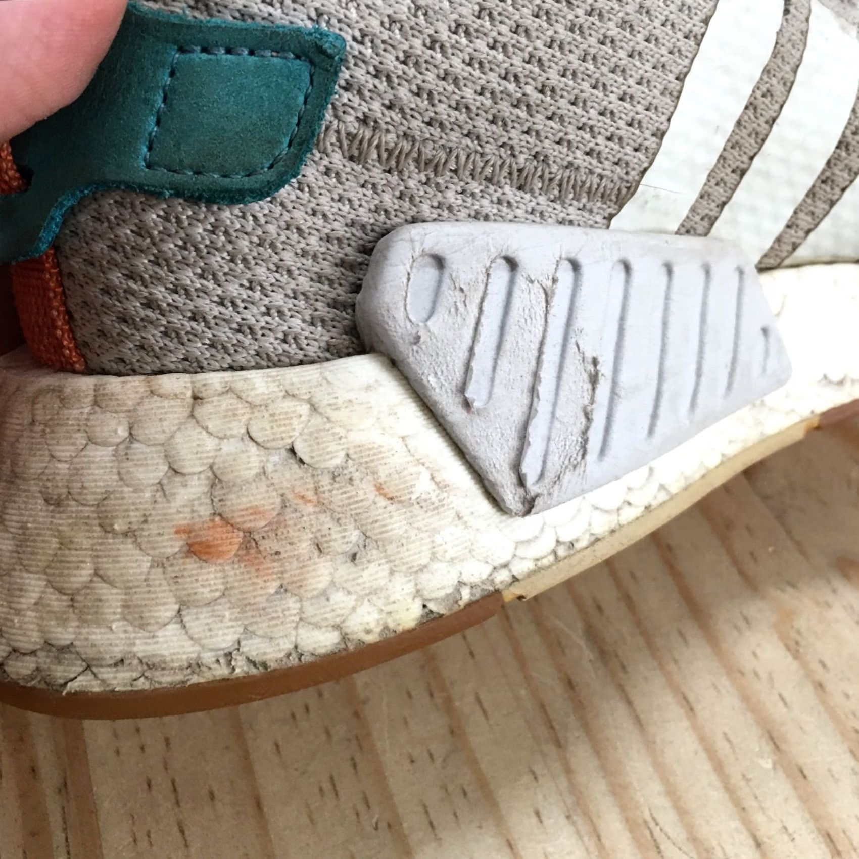 Adidas Adidas NMD Runner Sneaker Mens 5 Low Top White Summer CQ3080 Athletic Boost R2 Size US 5 / EU 37 - 7 Thumbnail