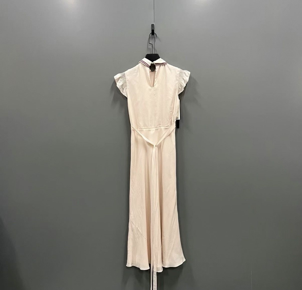 Miu Miu Miu Miu Pale Pink Ruffled Maxi Dress J41 Size XS / US 0-2 / IT 36-38 - 2 Thumbnail