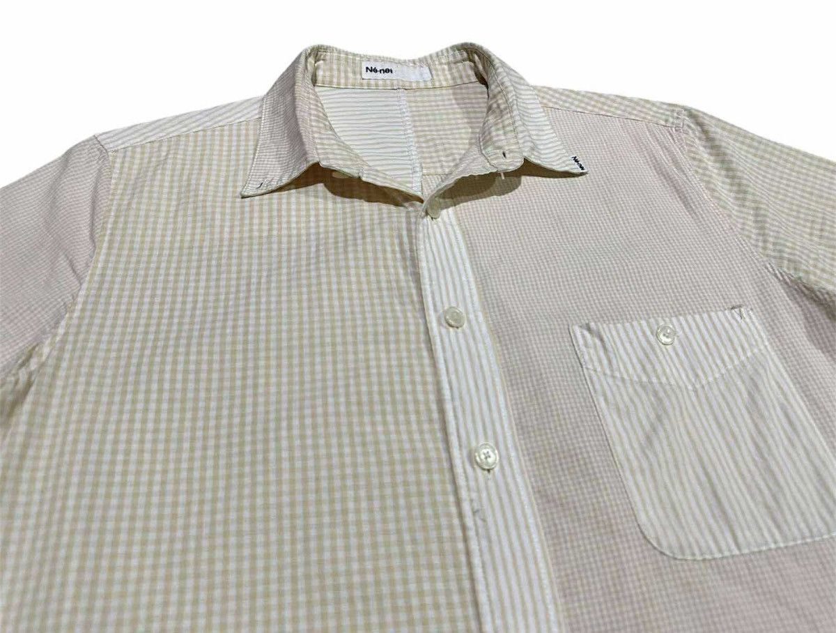 Ne-Net 🔥Rare Ne-Net Issey Miyake Check Asymmetric Shirt Ss Size US L / EU 52-54 / 3 - 2 Thumbnail