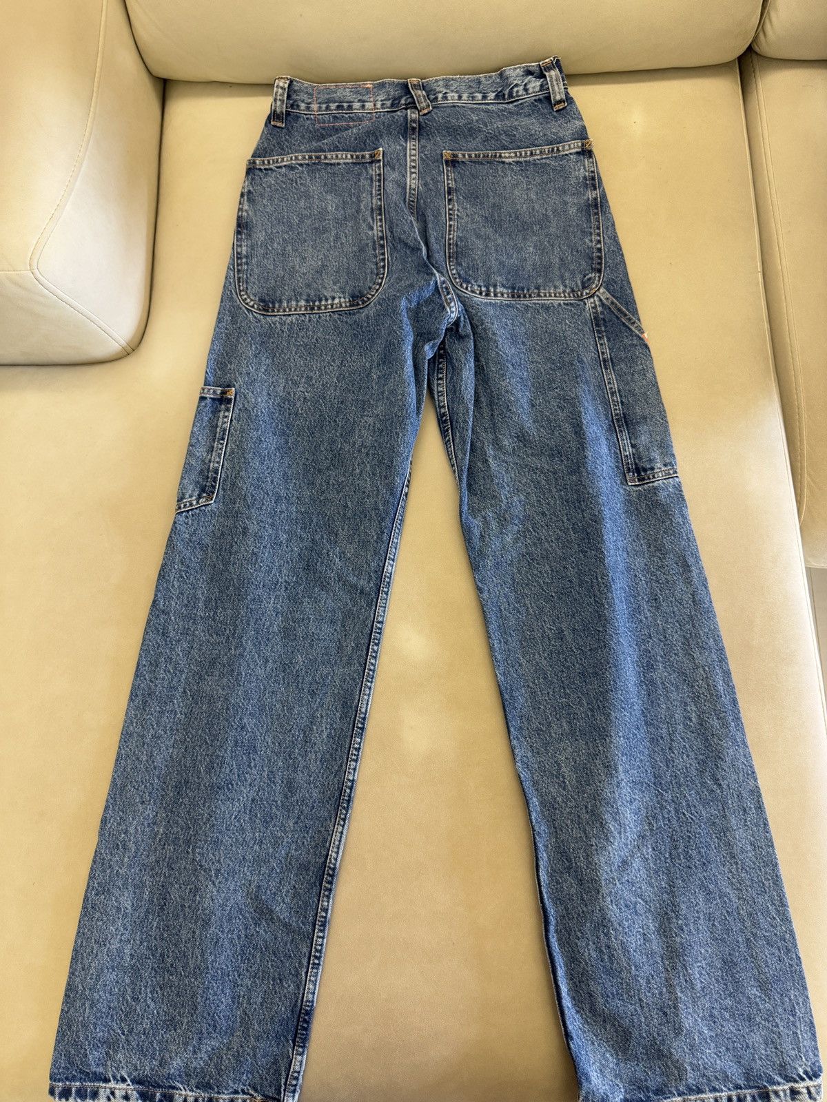 Calvin Klein × Heron Preston Calvin Klein x Heron Preston Men Carpenter Jean - Light Wash Size US 30 / EU 46 - 5 Thumbnail