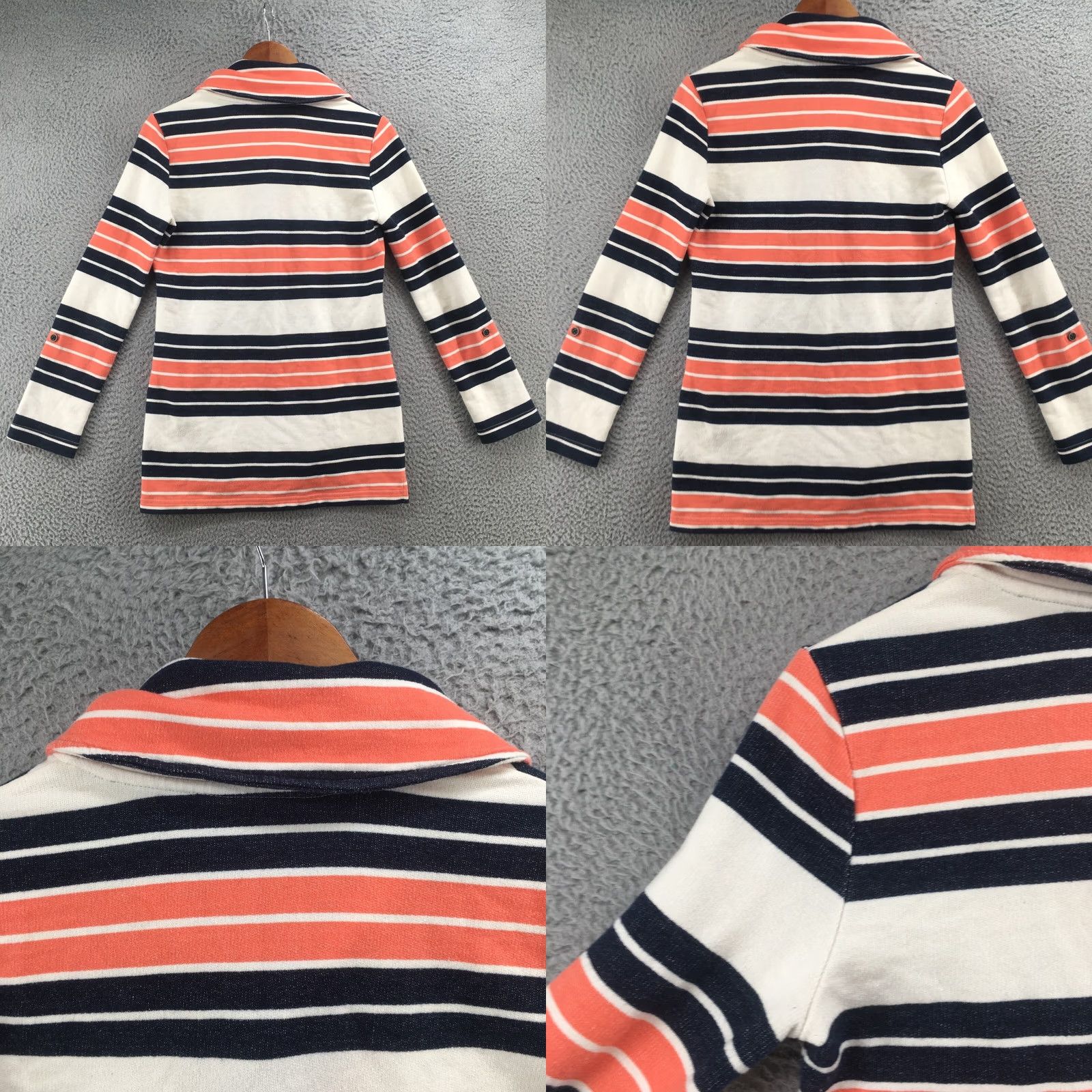 Tommy Hilfiger Tommy Hilfiger Pullover Sweater Womens XS Multicolor Cotton Blend Striped Casual Size XS / US 0-2 / IT 36-38 - 8 Thumbnail
