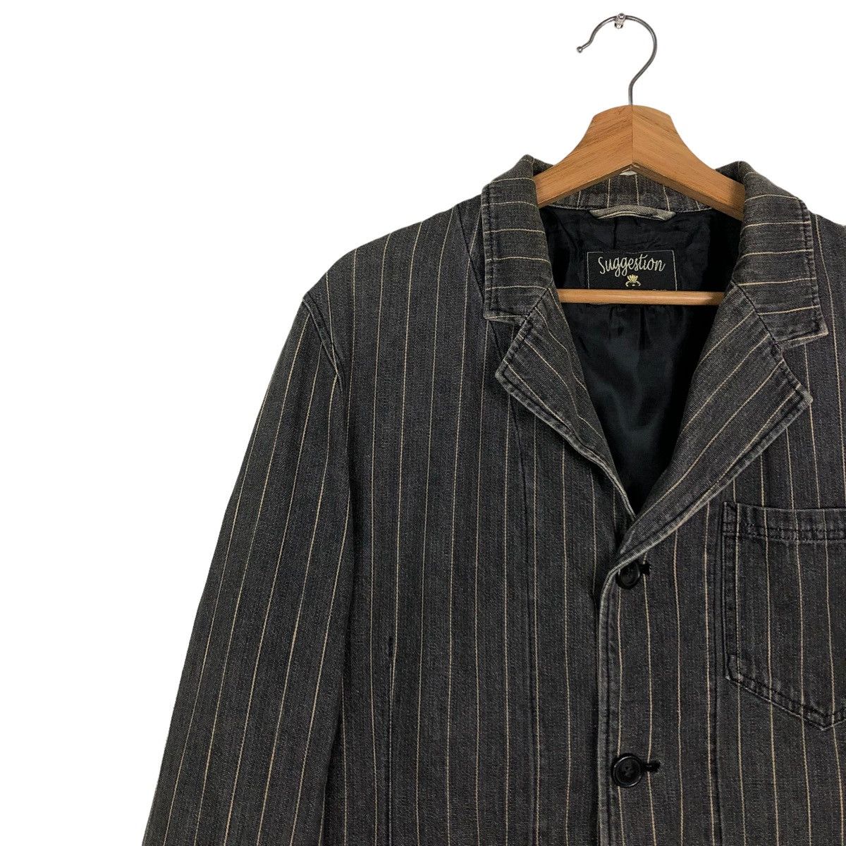 Japanese Brand 🔥Vintage Hickory Chore Jacket Stripe Suggestion Issey Miyake Size US M / EU 48-50 / 2 - 5 Thumbnail