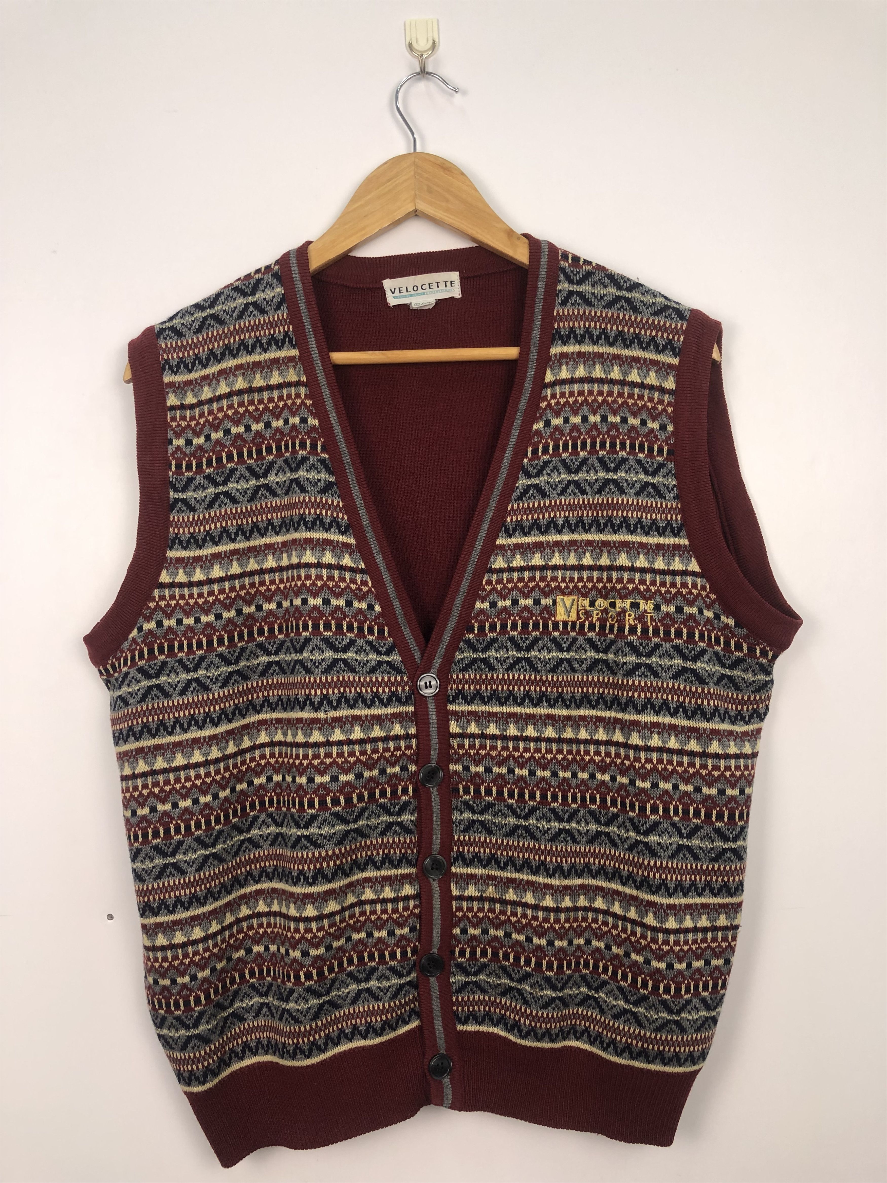 Other Vintage Velocette Native Navajo Vest J0140 Size 38L - 1 Thumbnail