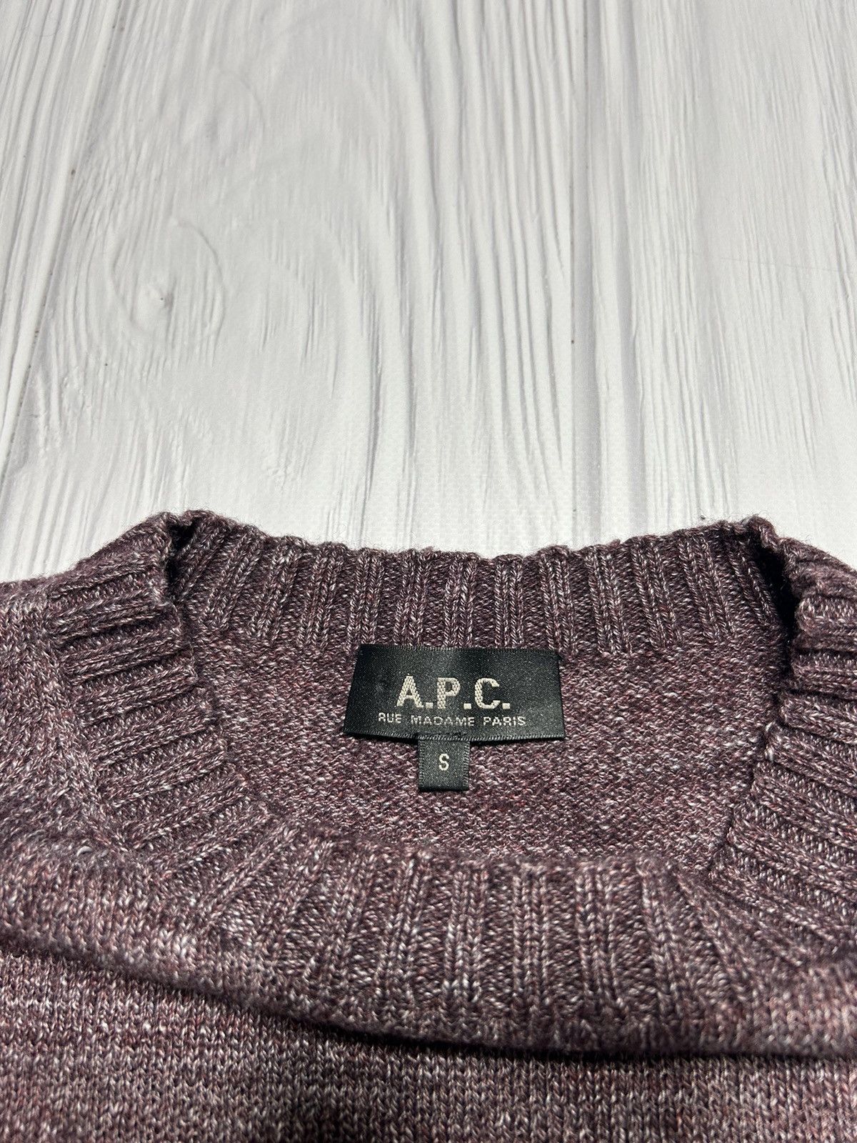 A.P.C. Vintage A.P.C. Rue Madame Paris Knit Sweater Size US S / EU 44-46 / 1 - 6 Thumbnail
