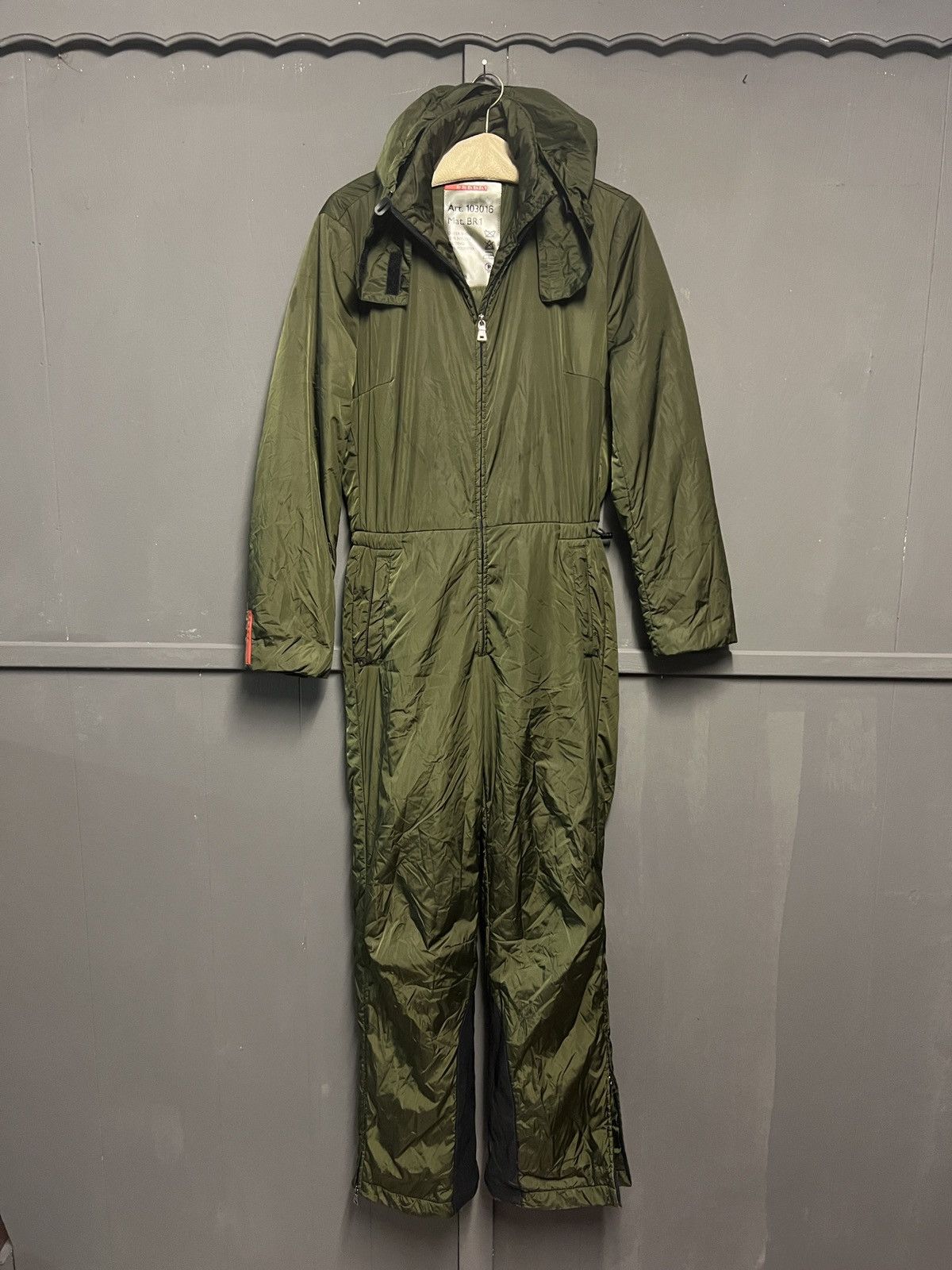 Prada Prada fall winter 1999 Ski suit olive Size US S / EU 44-46 / 1 - 4 Thumbnail