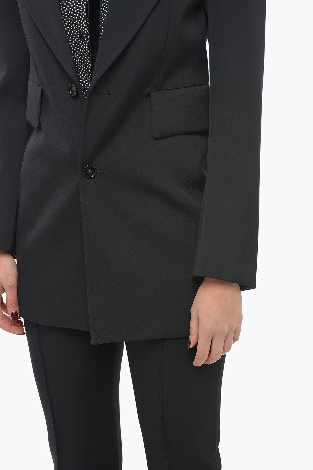 Bottega Veneta og1mm0426 Stretch-Wool Blazer in Black Size XS / US 0-2 / IT 36-38 - 3 Thumbnail