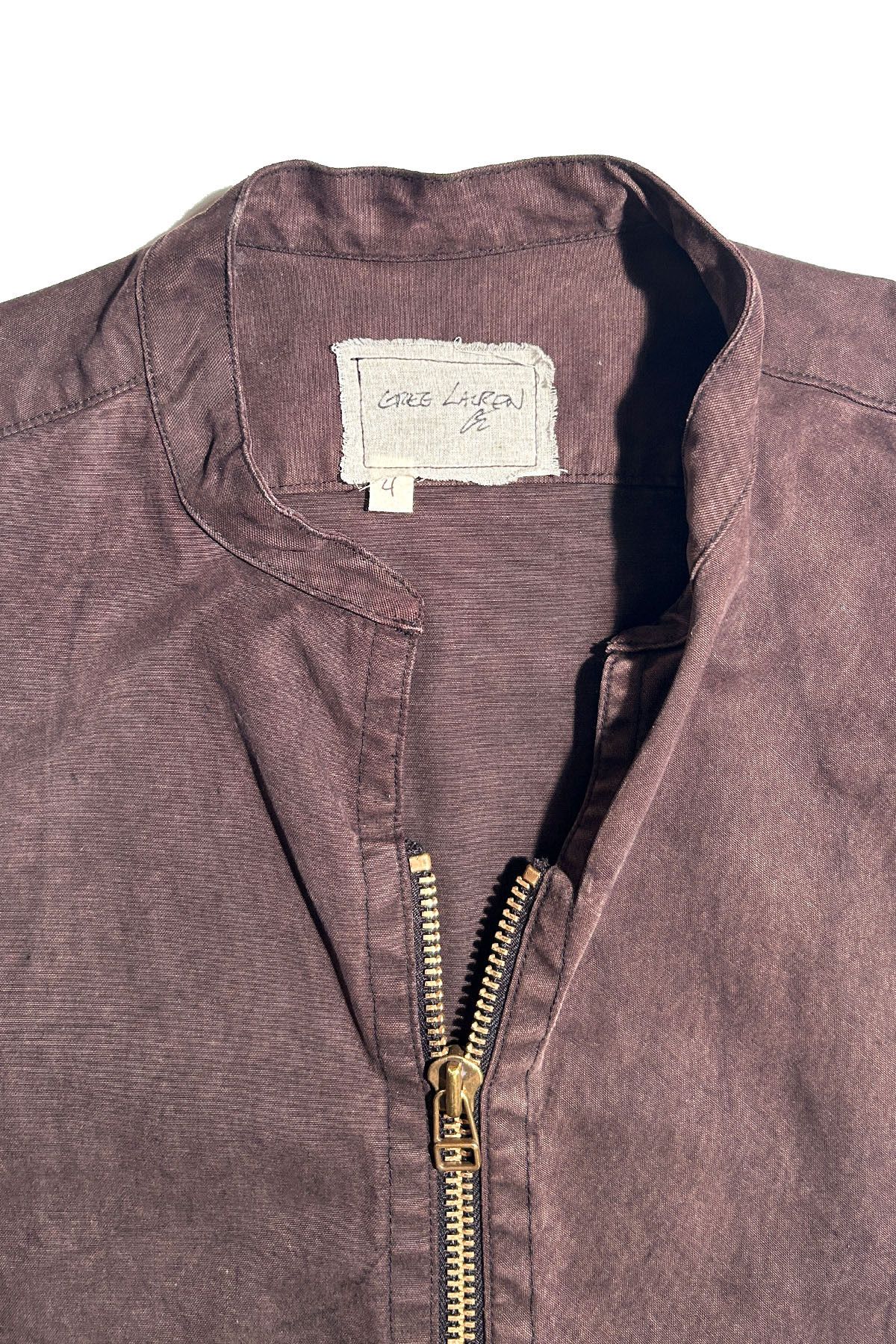 Greg Lauren GREG LAUREN RARE FADED BLACK ZIP FRONT TENT JACKET Size US XL / EU 56 / 4 - 6 Thumbnail