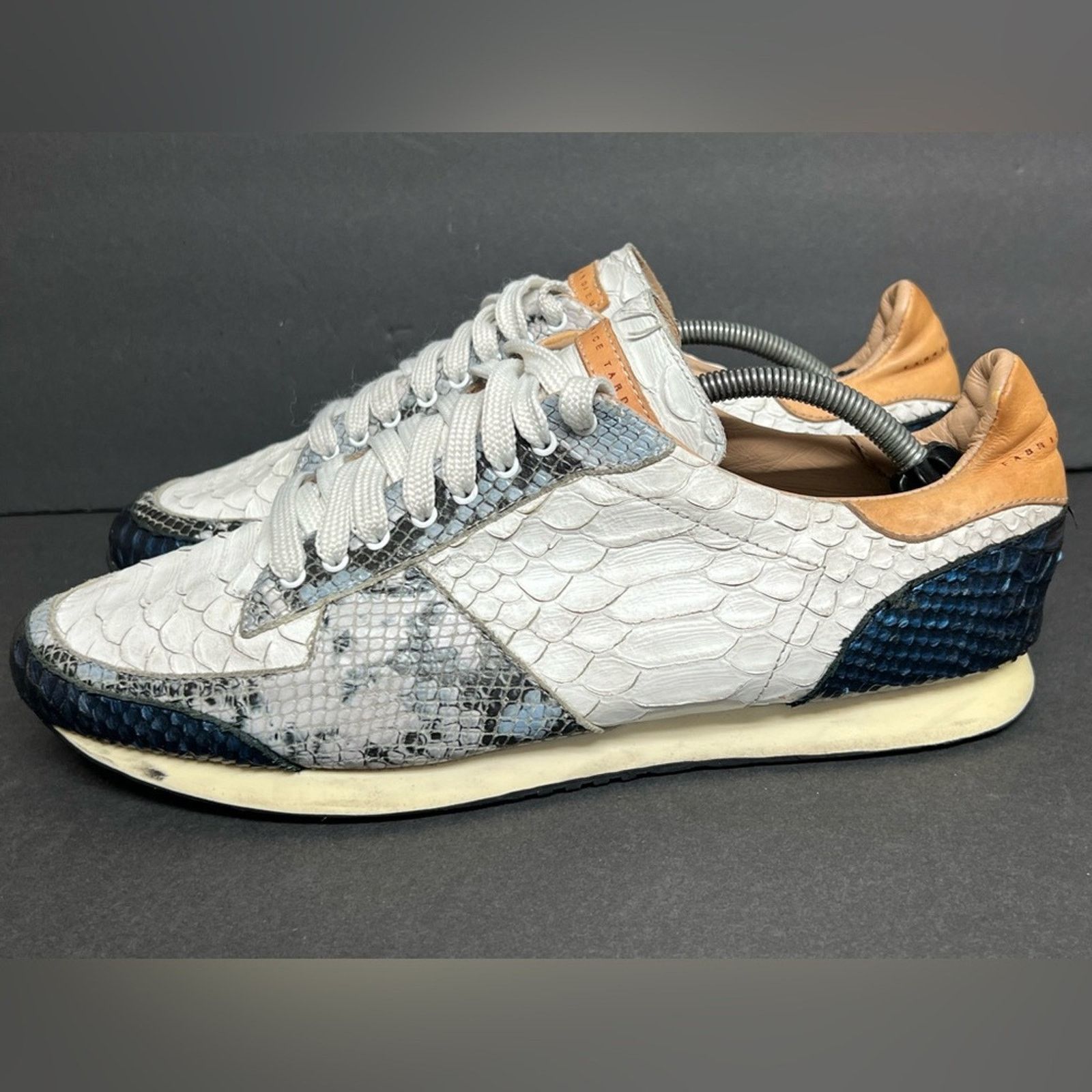 Other Fabrice Tardieu Runner Authentic Baby Python Shoes 44 $498 Size US 10 / EU 43 - 1 Thumbnail
