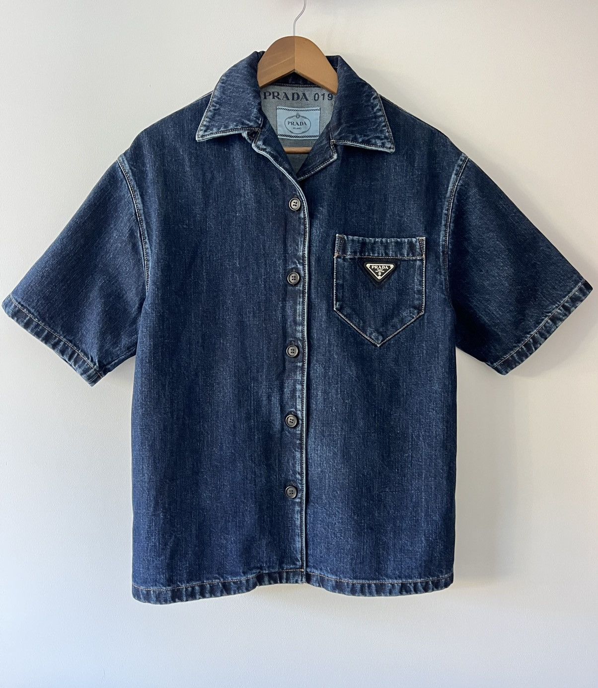Prada Prada denim Shirt Size US M / EU 48-50 / 2 - 1 Thumbnail