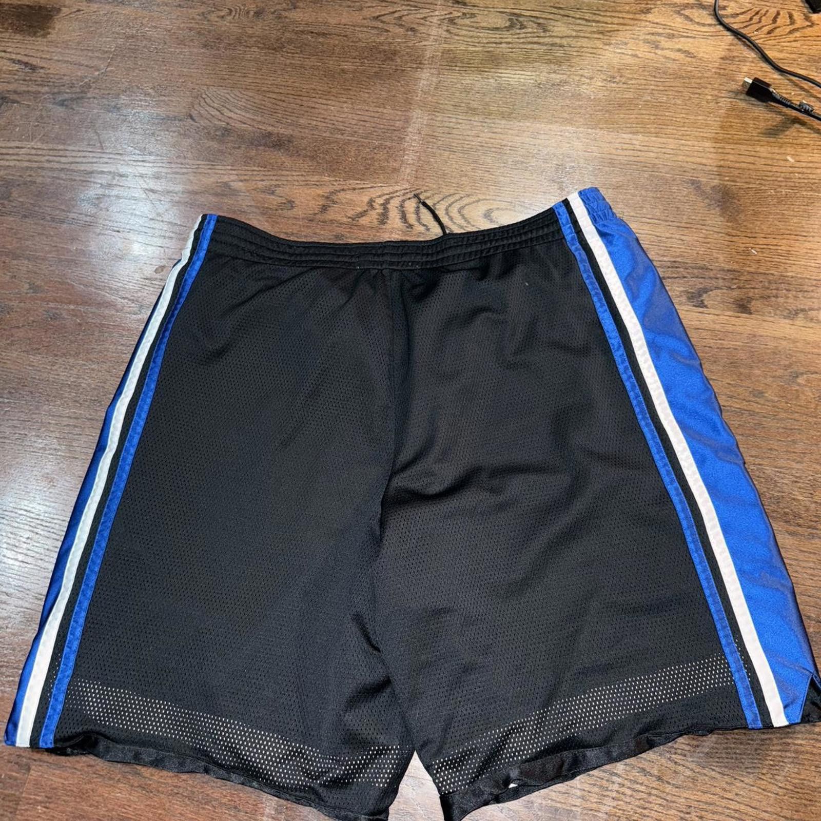 Nike Rare VTG Nike Mens Basketball Dazzle Shorts Shiny Blue Sz XL Size US 36 / EU 52 - 6 Thumbnail
