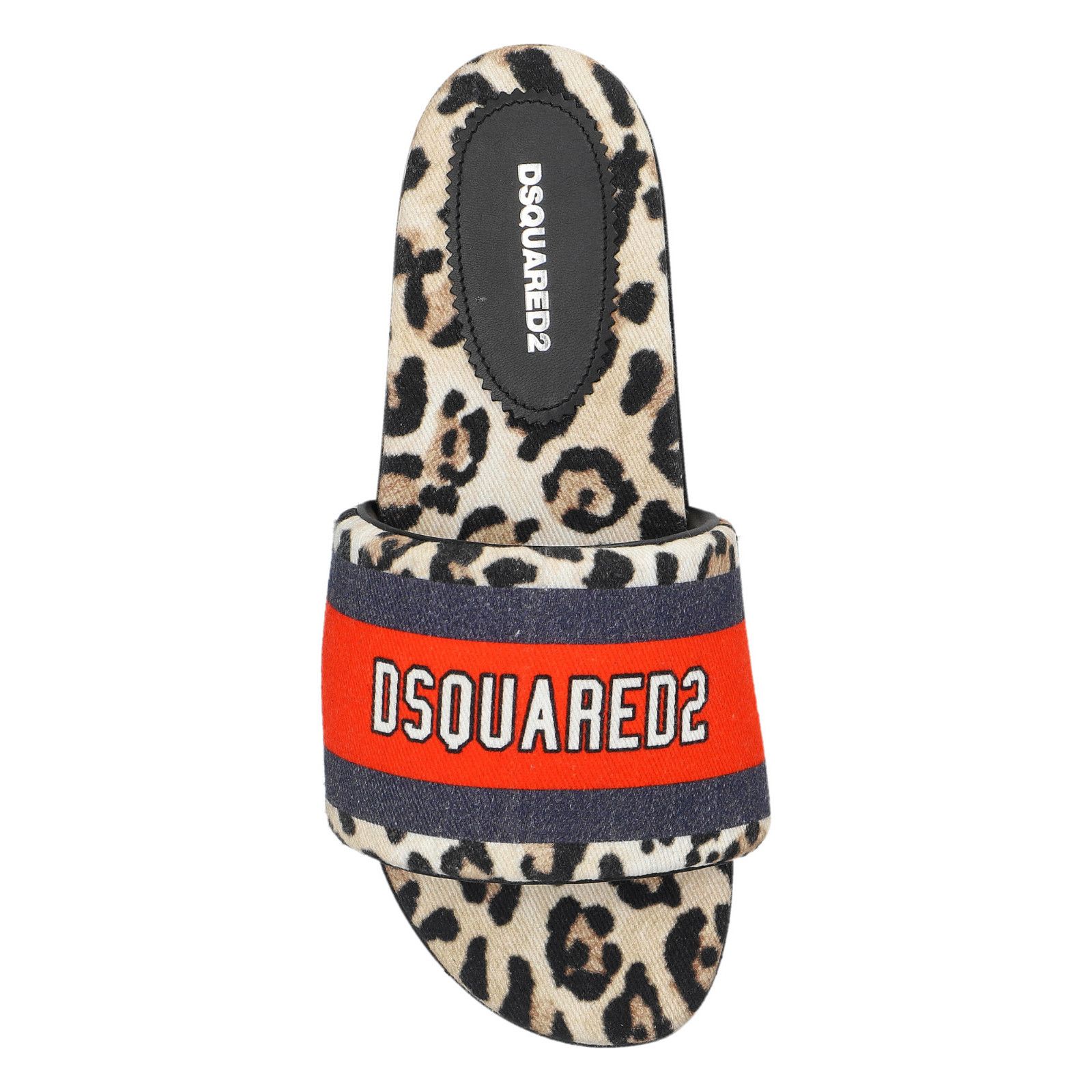 Dsquared2 DSQUARED2 Leopard Slides New & Authentic (Women's size:6;) Size US 6 / IT 36 - 4 Thumbnail