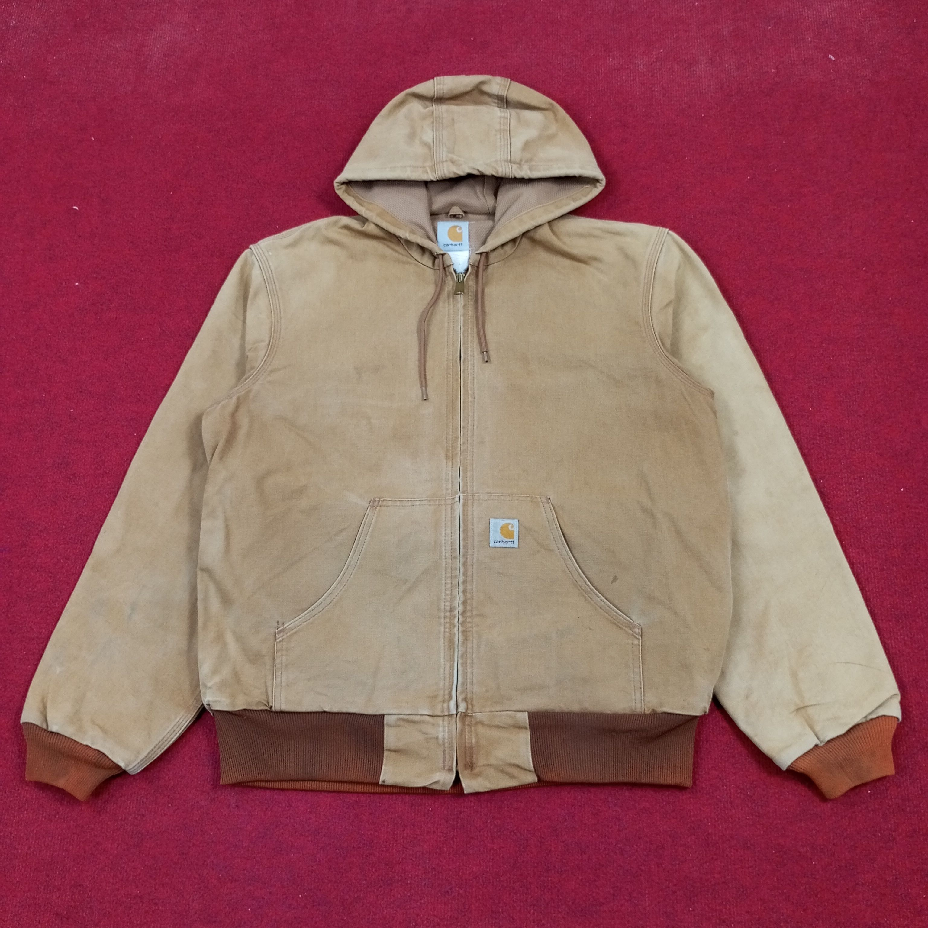 Carhartt × Vintage Carhartt Small Logo Design Jacket Hoodies Size US L / EU 52-54 / 3 - 1 Thumbnail