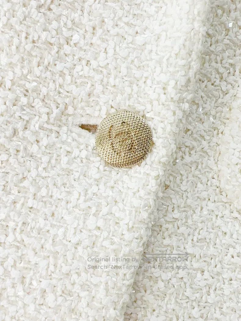 Chanel Chanel 22S white soft tweed four-pocket silhouette jacket Size XS / US 0-2 / IT 36-38 - 4 Thumbnail