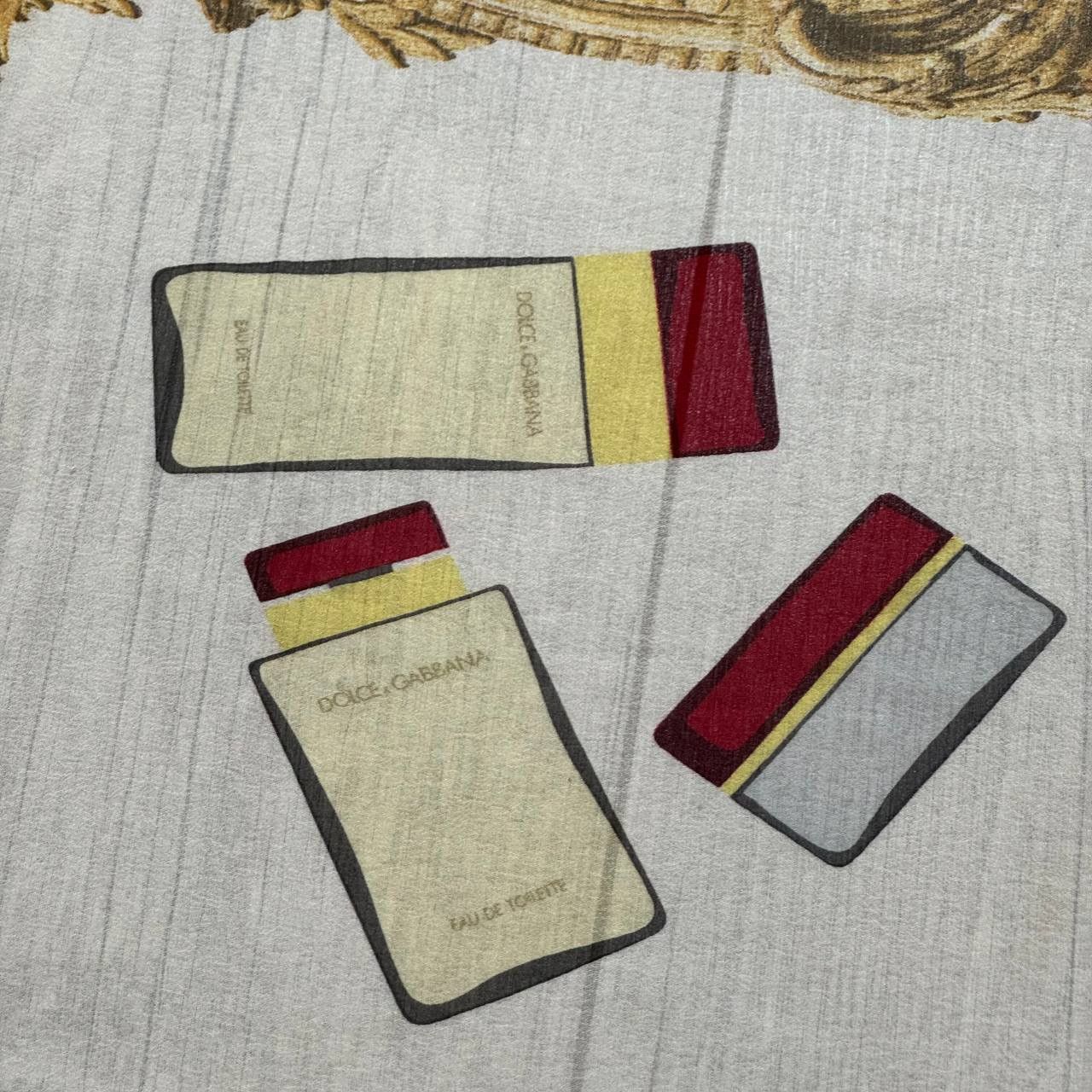 Dolce & Gabbana Vintage Dolce & Gabbana Parfums Silk Scarf Size ONE SIZE - 9 Thumbnail