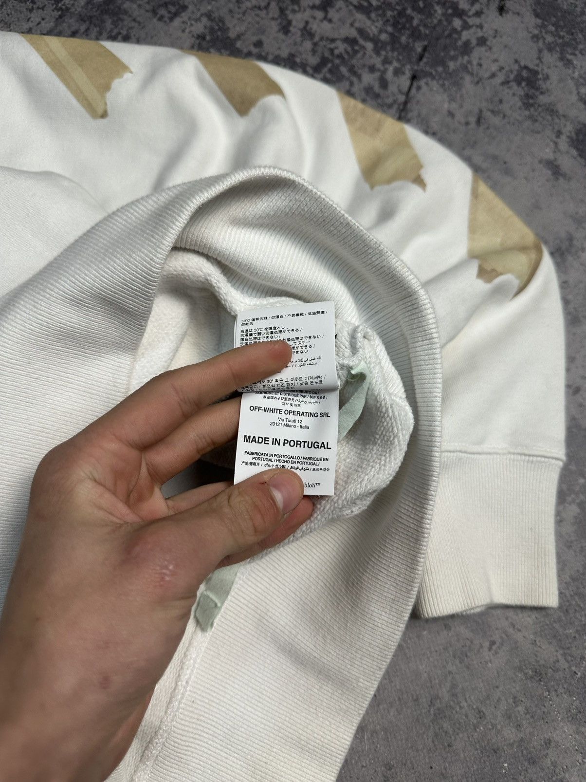 Off-White OFF-WHITE Tape Arrows Hoodie Size US S / EU 44-46 / 1 - 10 Thumbnail