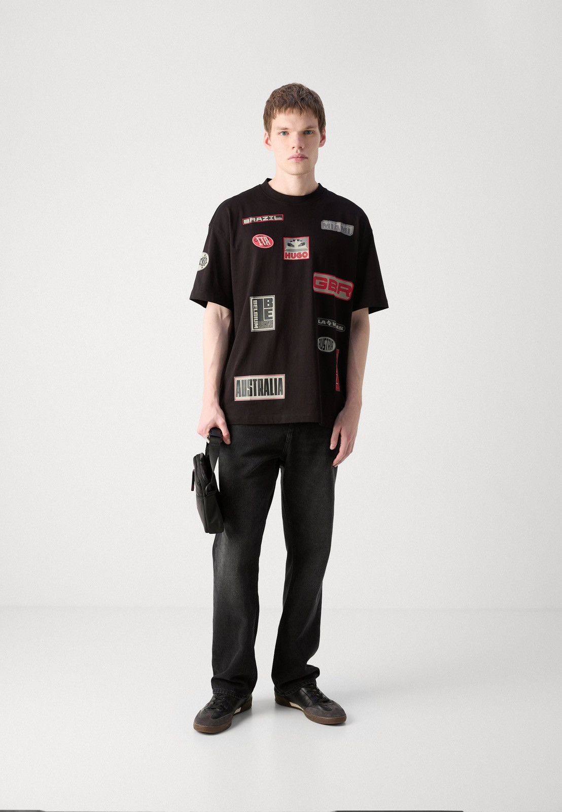 Hugo HUGO x Red Bull Racing Graphic Logo T-Shirt Black Size L NWT Size US L / EU 52-54 / 3 - 5 Thumbnail