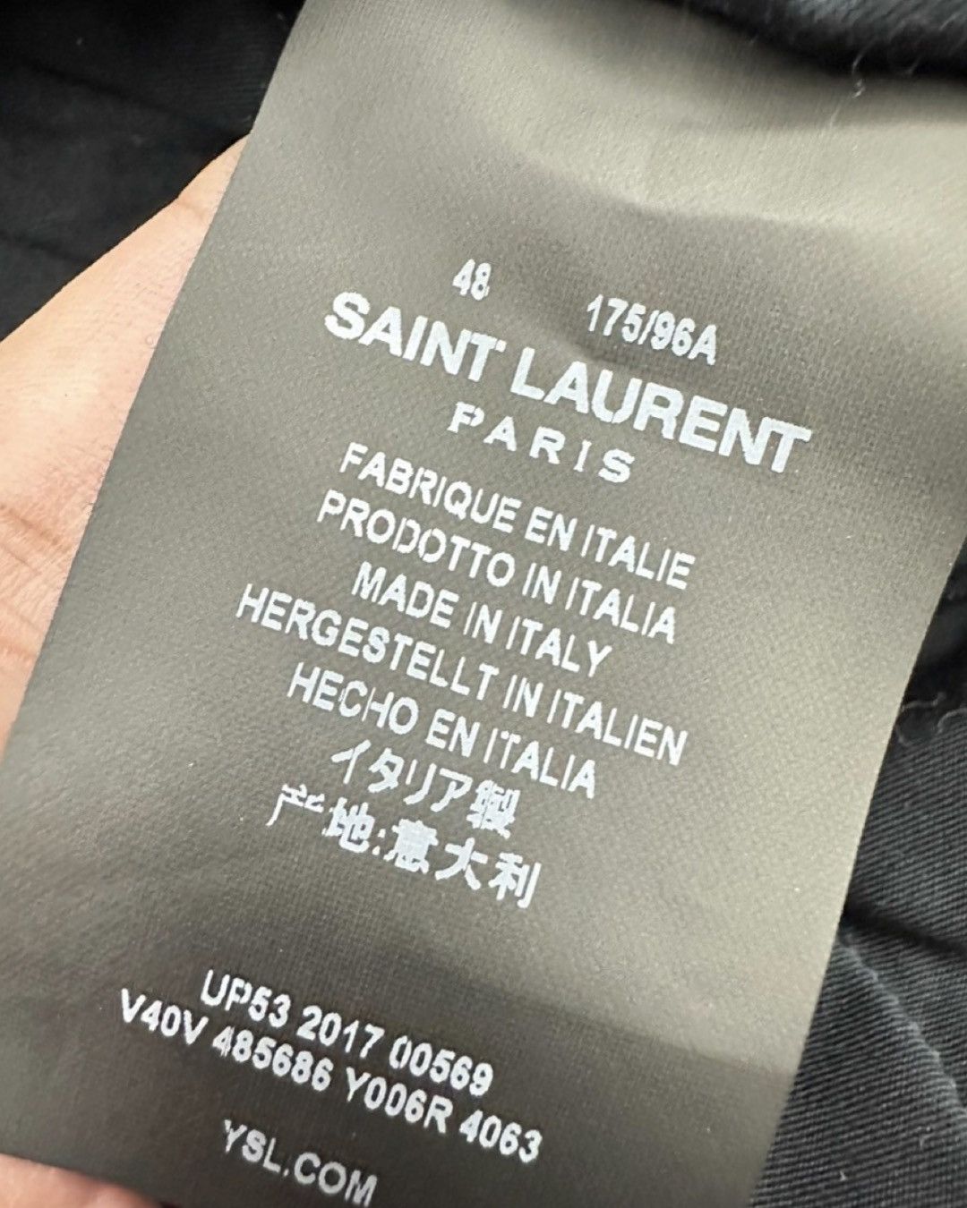 Saint Laurent Paris Saint Laurent Je T'Aime Corduroy Teddy Jacket Sz. 48 Size US M / EU 48-50 / 2 - 4 Thumbnail