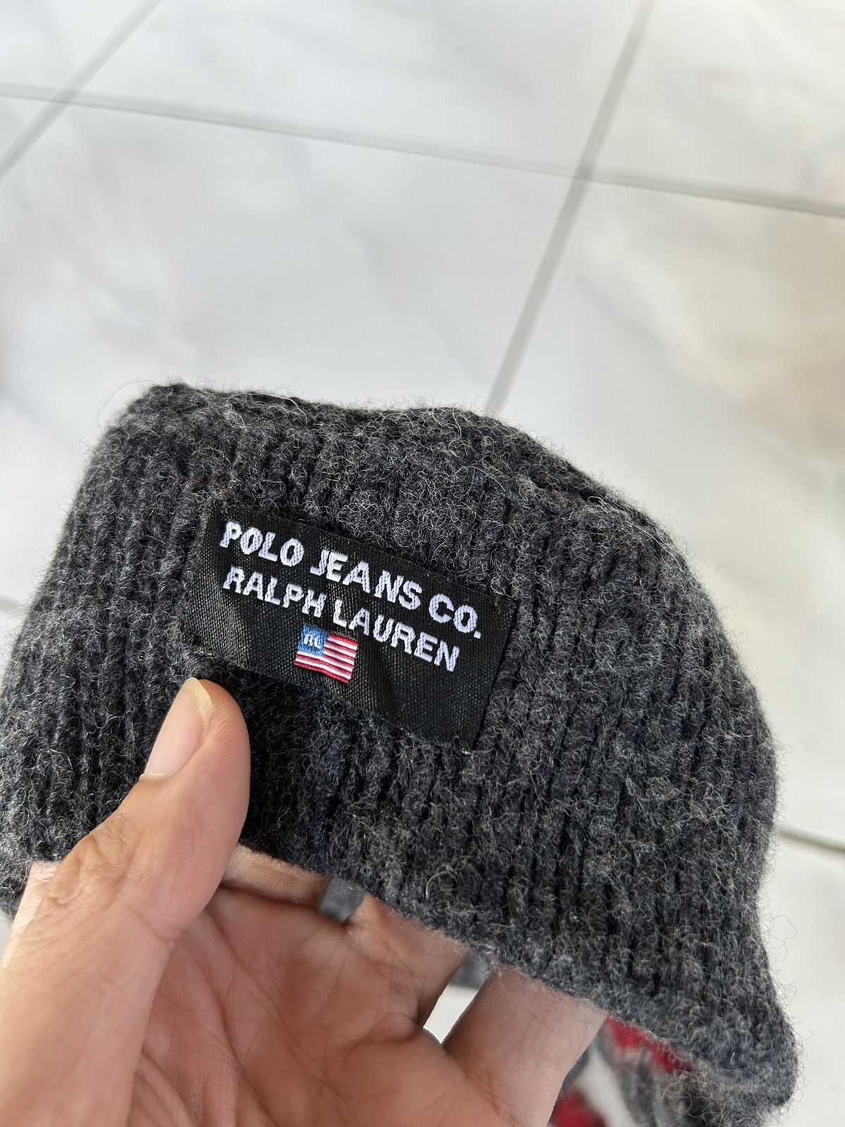 Ralph Lauren × Rugby Ralph Lauren Polo Jeans Ralph Lauren Vintage wool Beanie Hats Size ONE SIZE - 5 Thumbnail