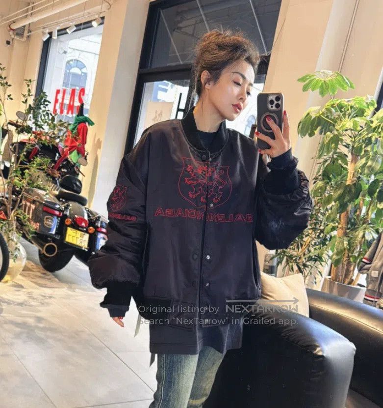 Balenciaga Balenciaga Manchester United Embroidered Flight Jacket Size US XXS / EU 40 - 8 Thumbnail