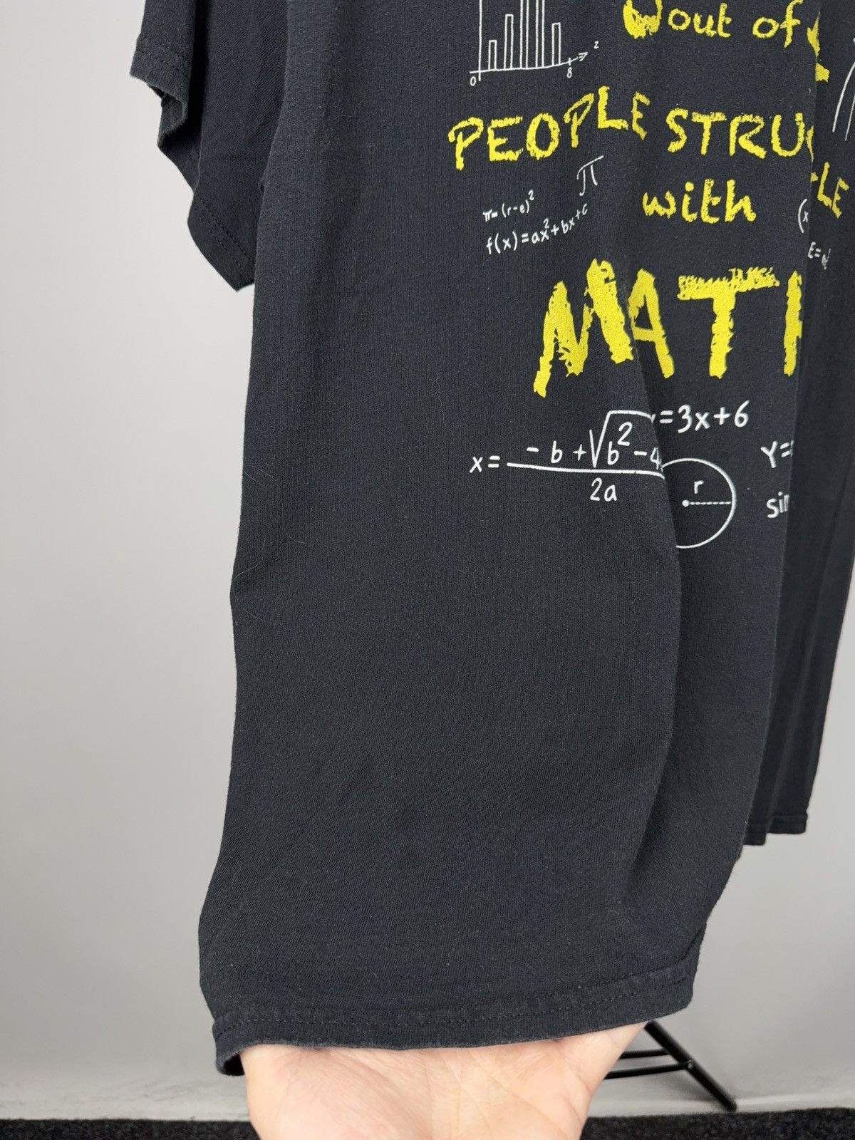Vintage Vintage 00s Math Humor Graphic T-Shirt “5 Out of 4” Size US L / EU 52-54 / 3 - 7 Thumbnail